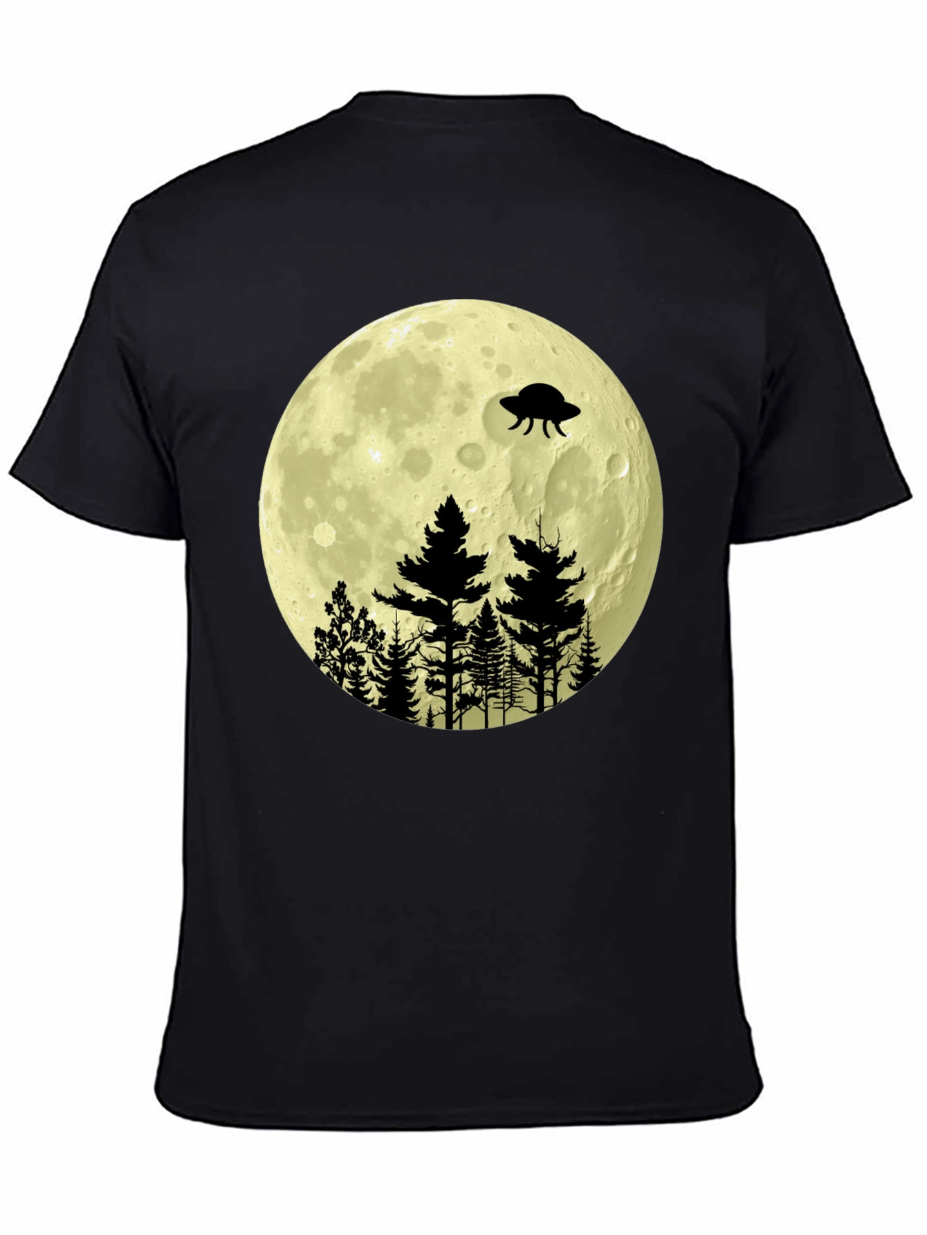 UFO Moon Forest Graphic Tee