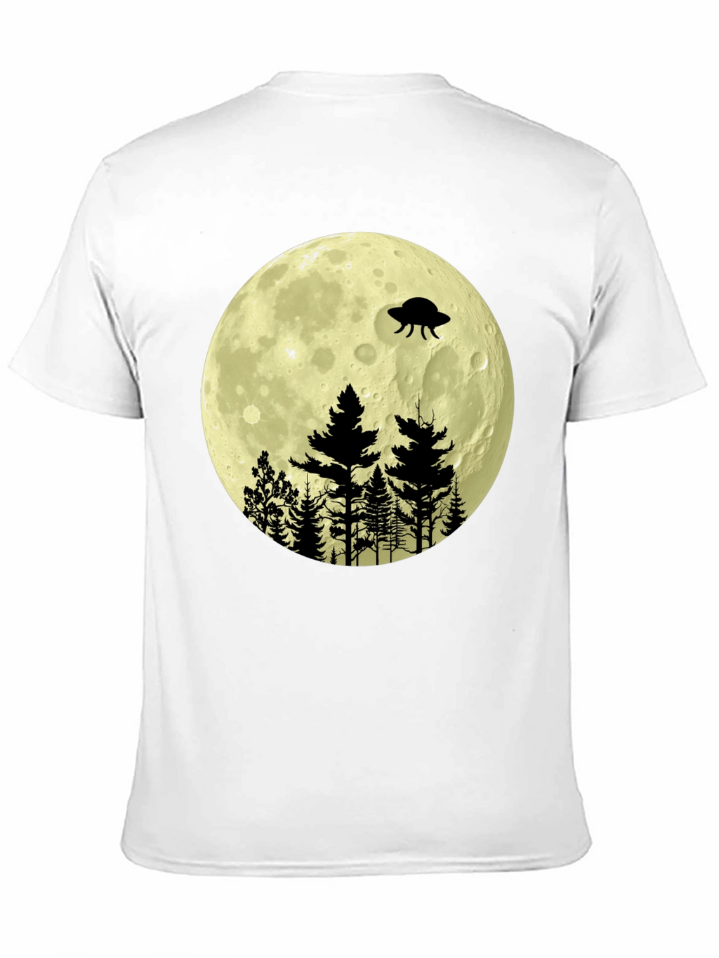 UFO Moon Forest Graphic Tee