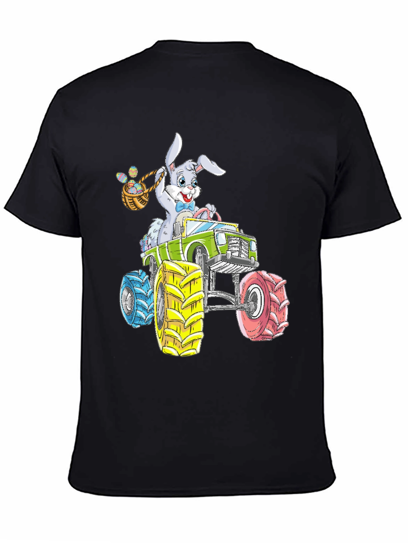 Easter Bunny Monster Truck Graphic Tee