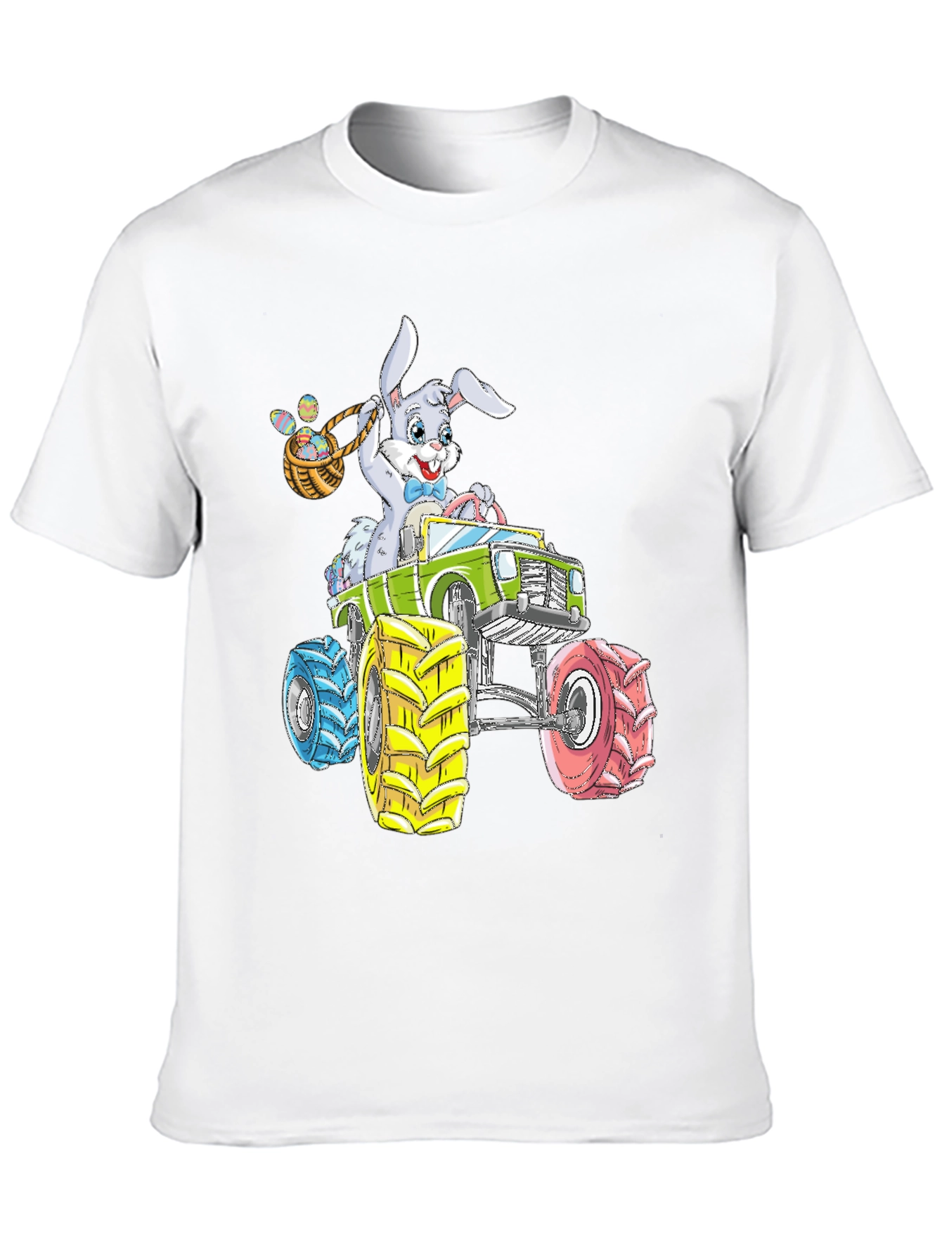 Easter Bunny Monster Truck Graphic Tee