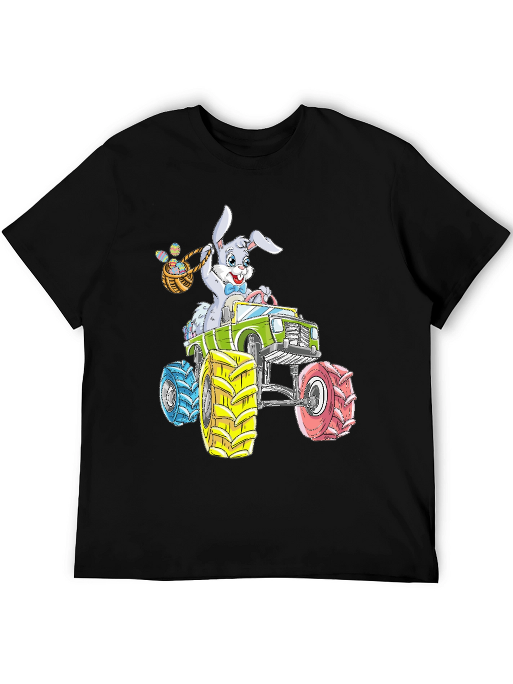 Easter Bunny Monster Truck Graphic Tee