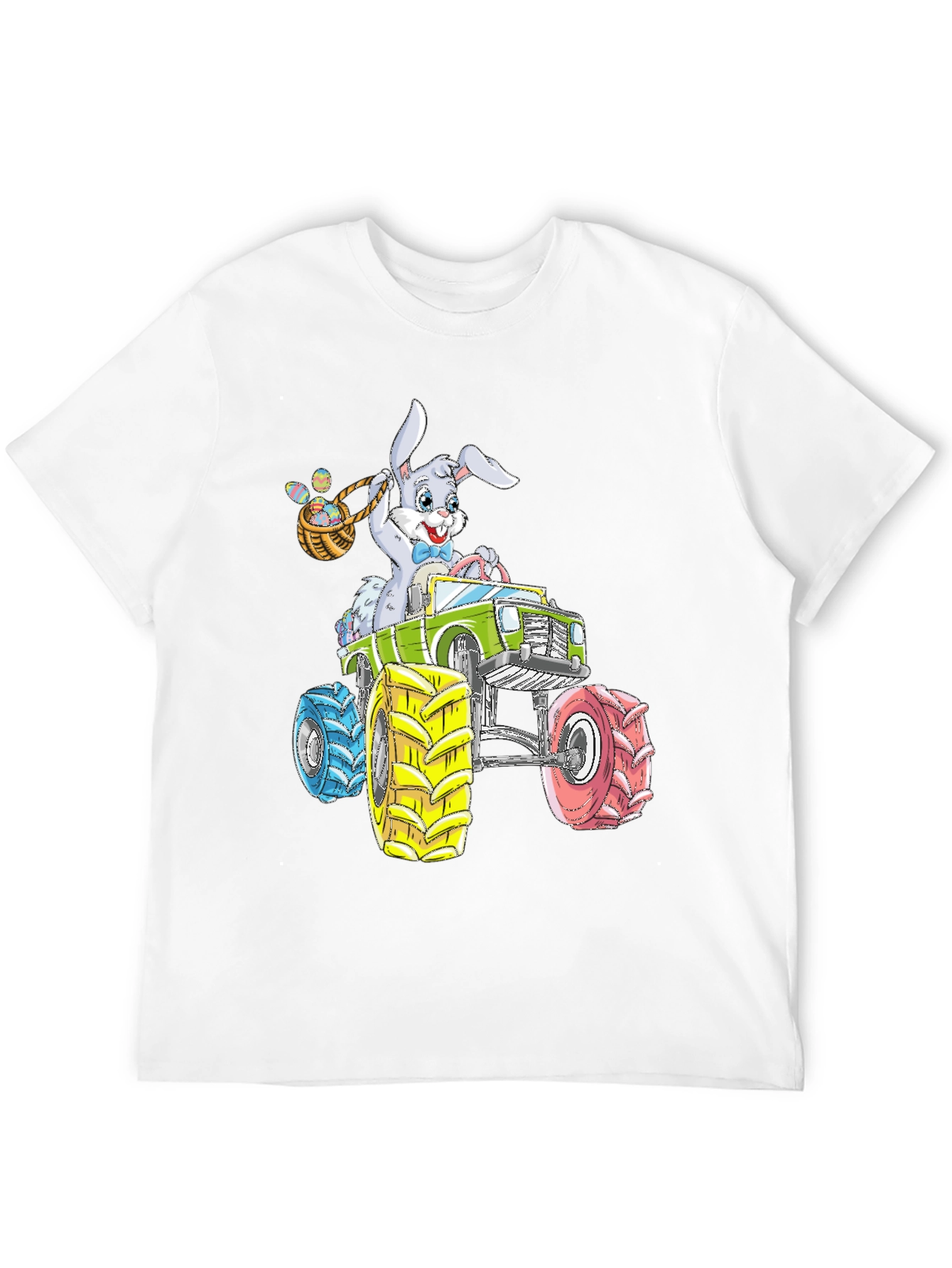 Easter Bunny Monster Truck Graphic Tee