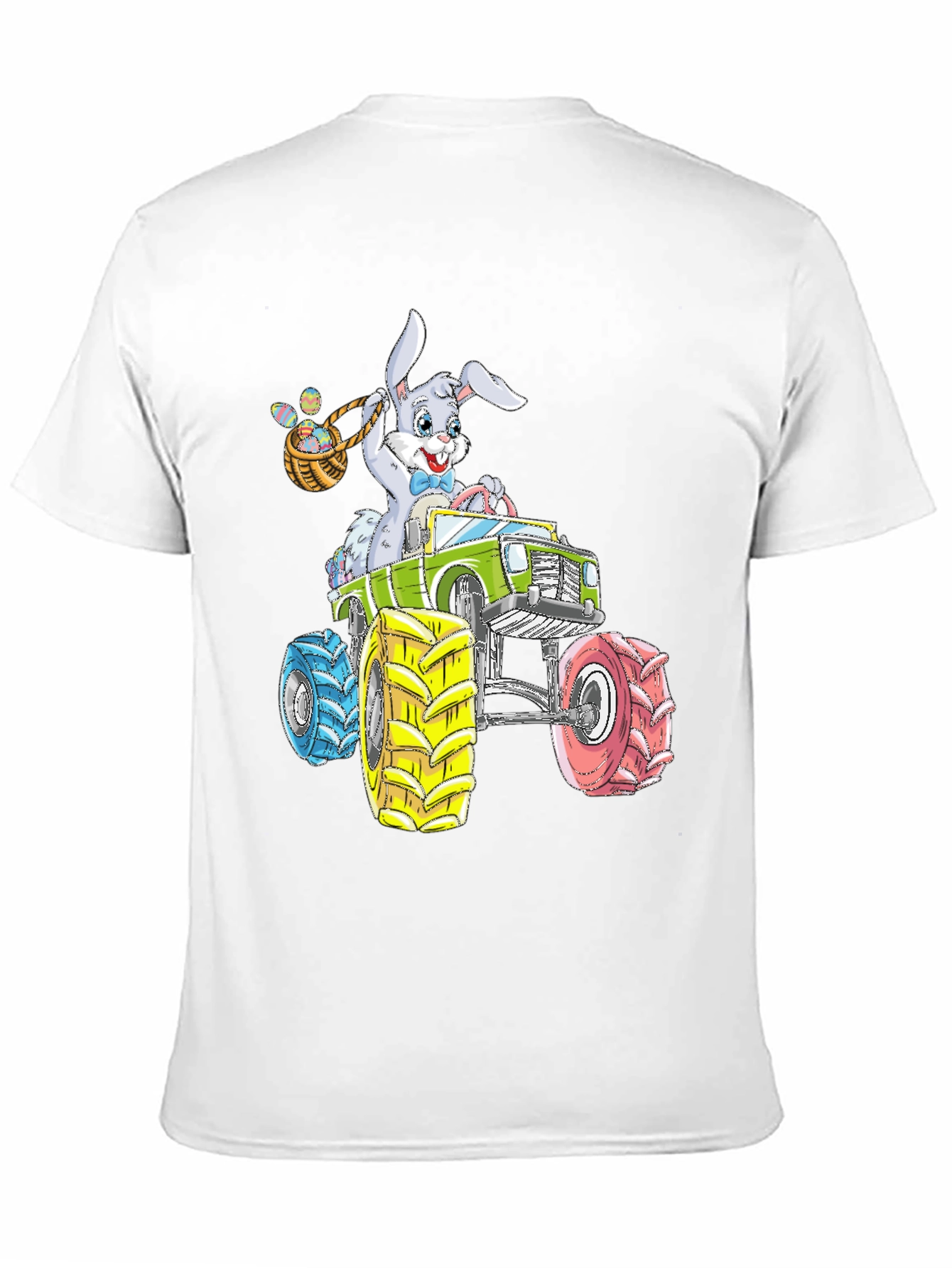 Easter Bunny Monster Truck Graphic Tee