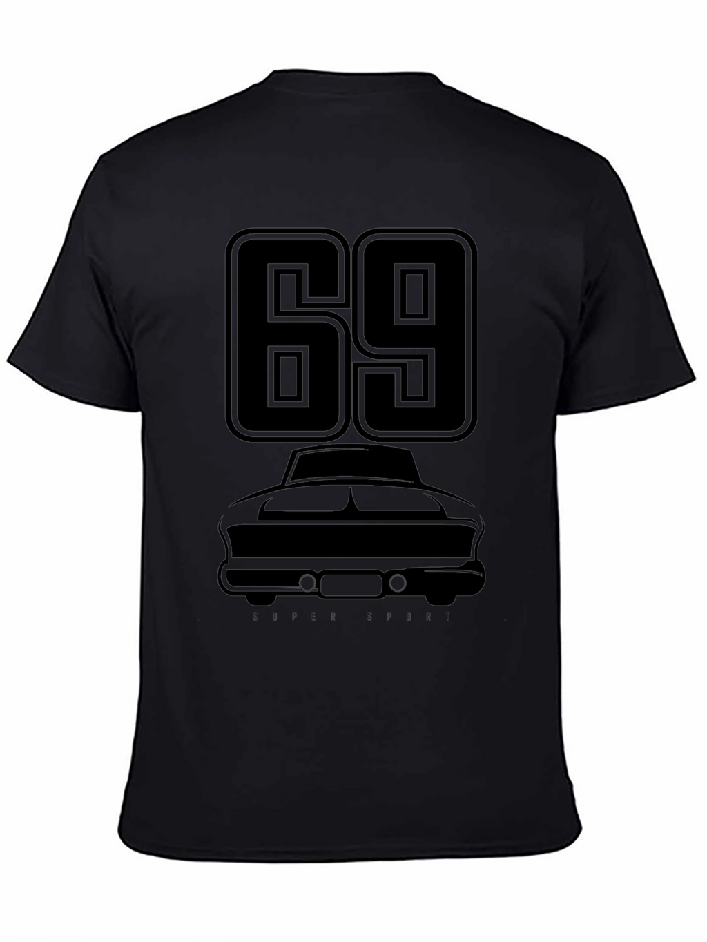 Retro 69 Muscle Car Graphic T-Shirt