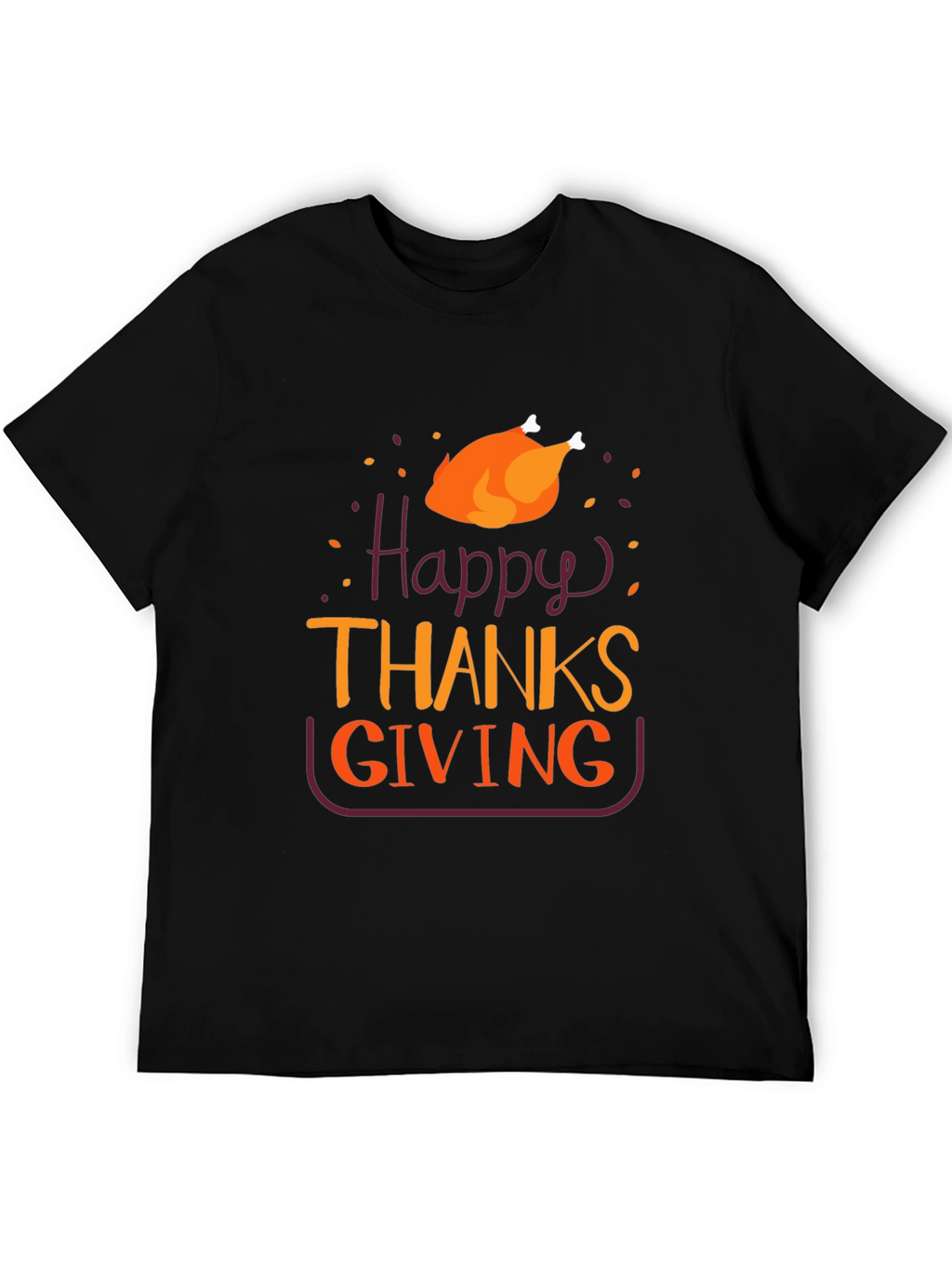 Thanksgiving Turkey Graphic T-Shirt