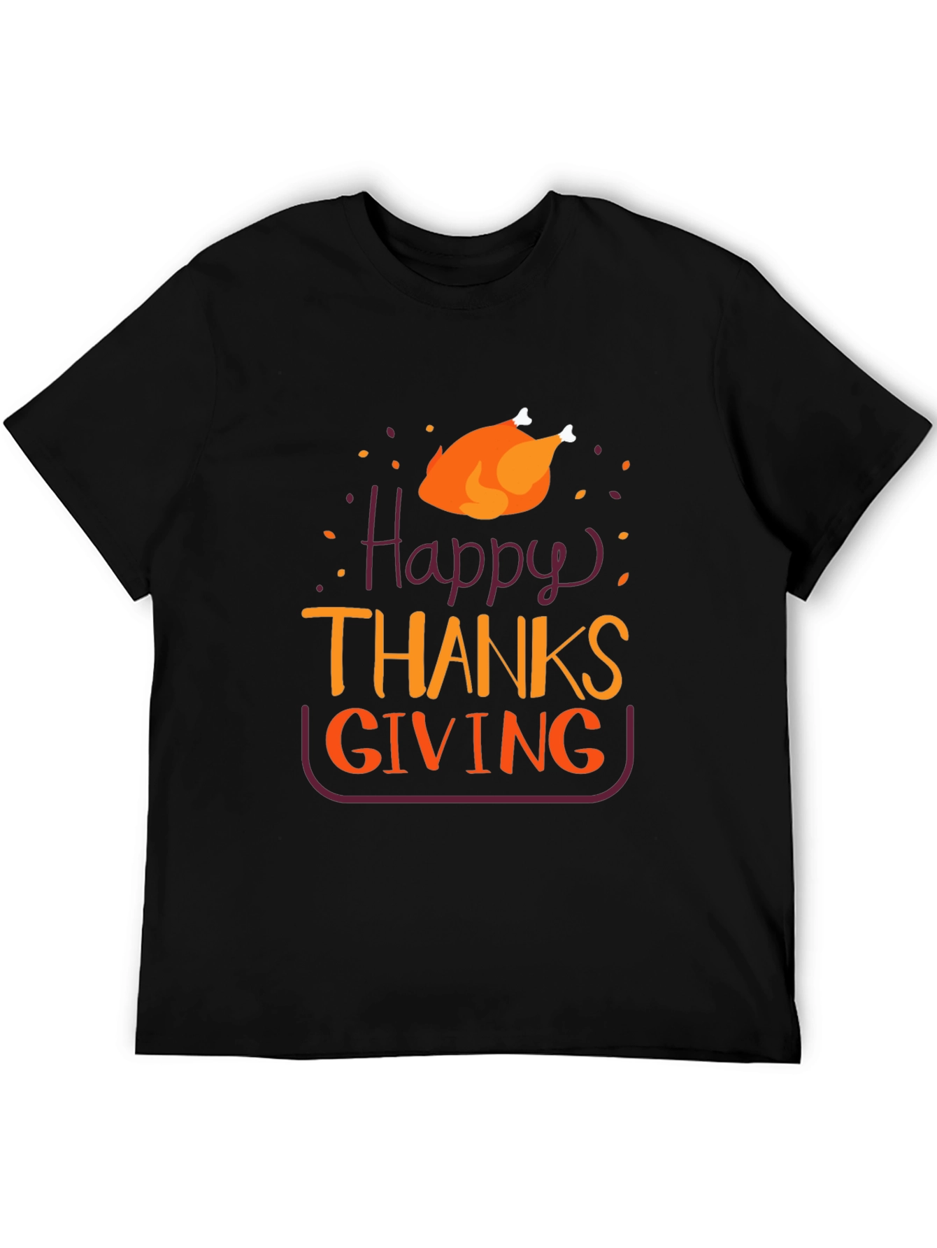 Thanksgiving Turkey Graphic T-Shirt
