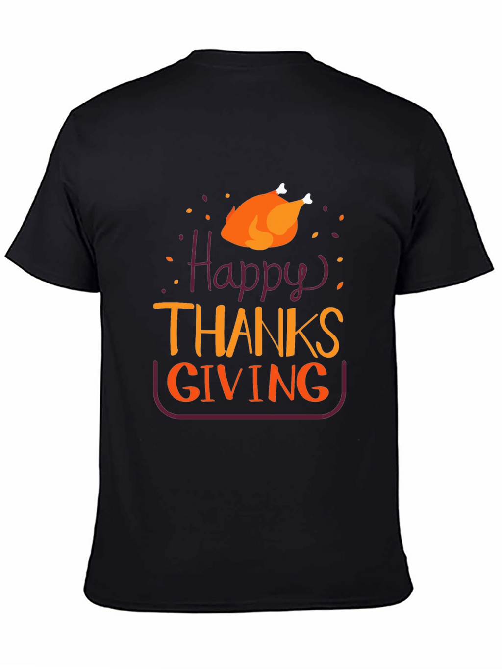 Thanksgiving Turkey Graphic T-Shirt