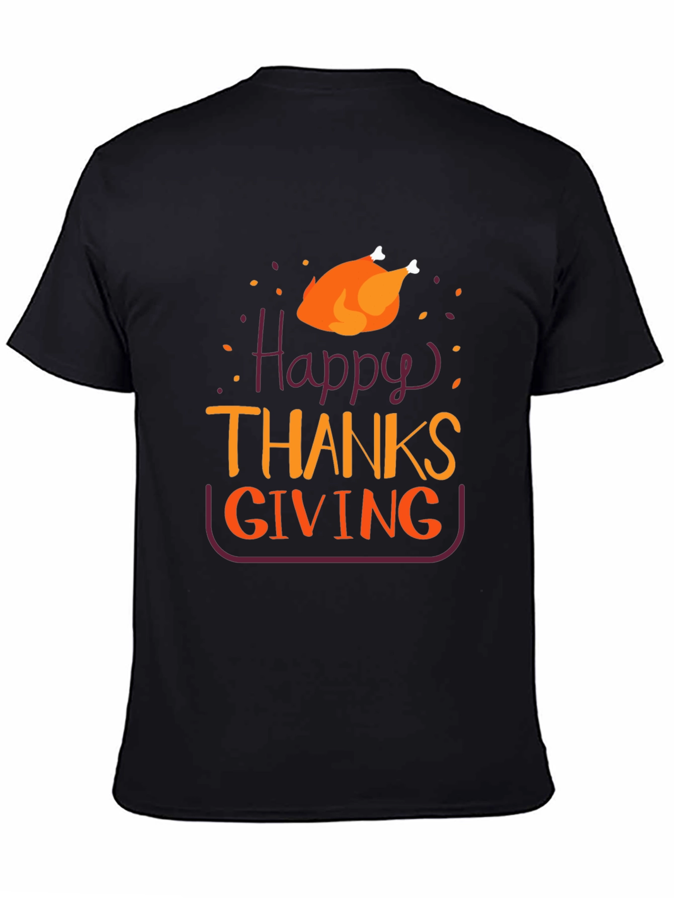 Thanksgiving Turkey Graphic T-Shirt
