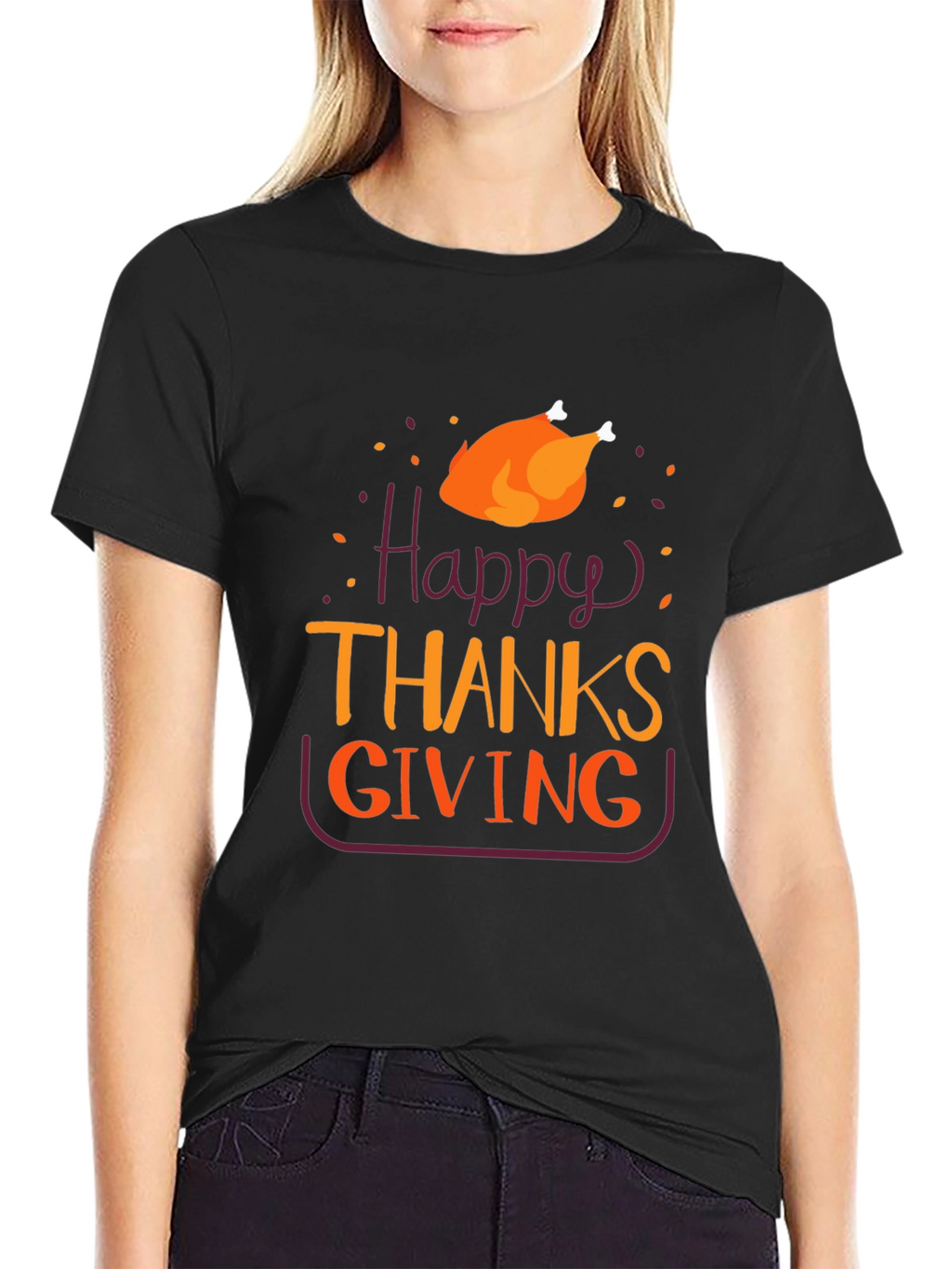 Thanksgiving Turkey Graphic T-Shirt