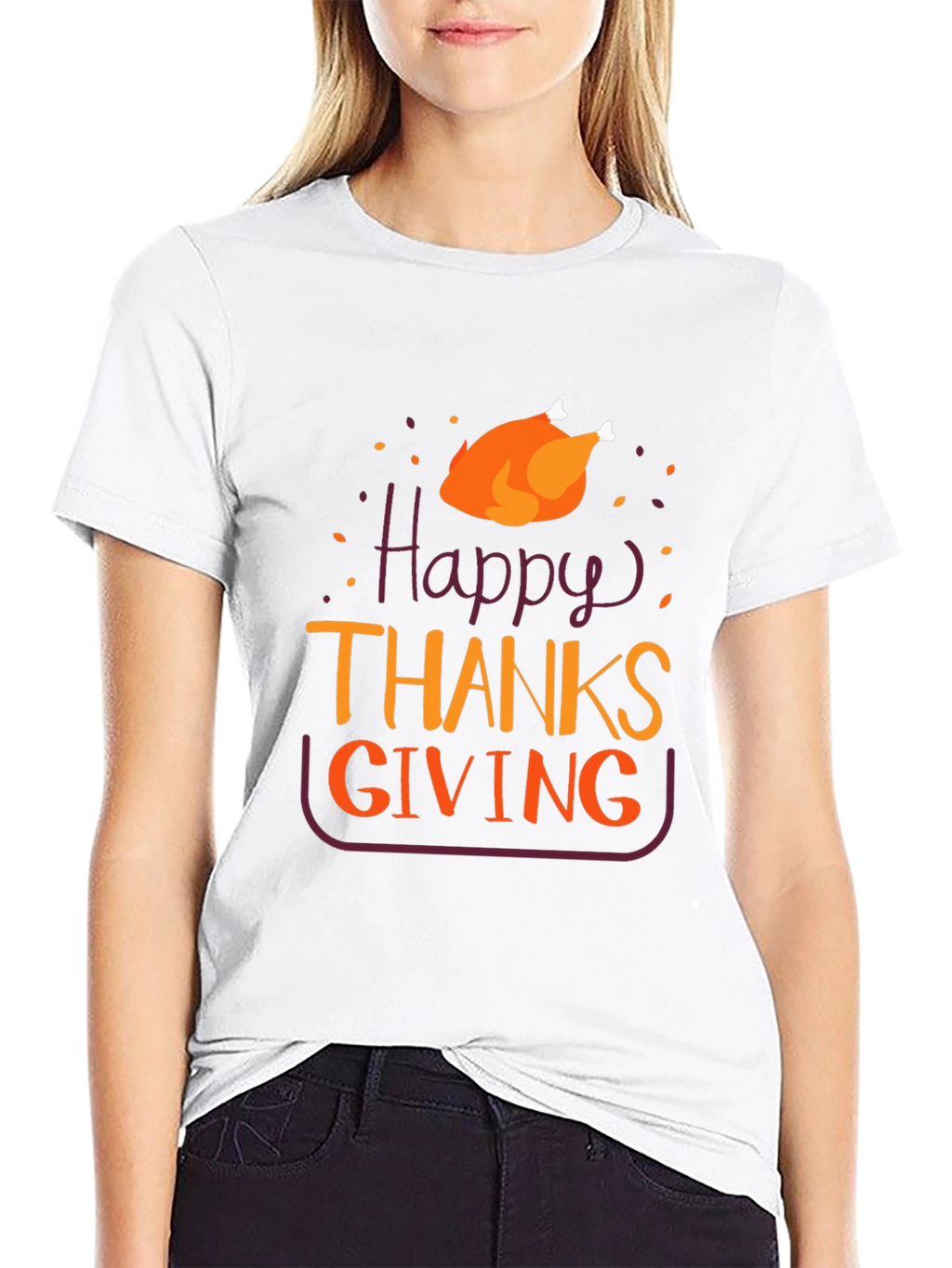 Thanksgiving Turkey Graphic T-Shirt