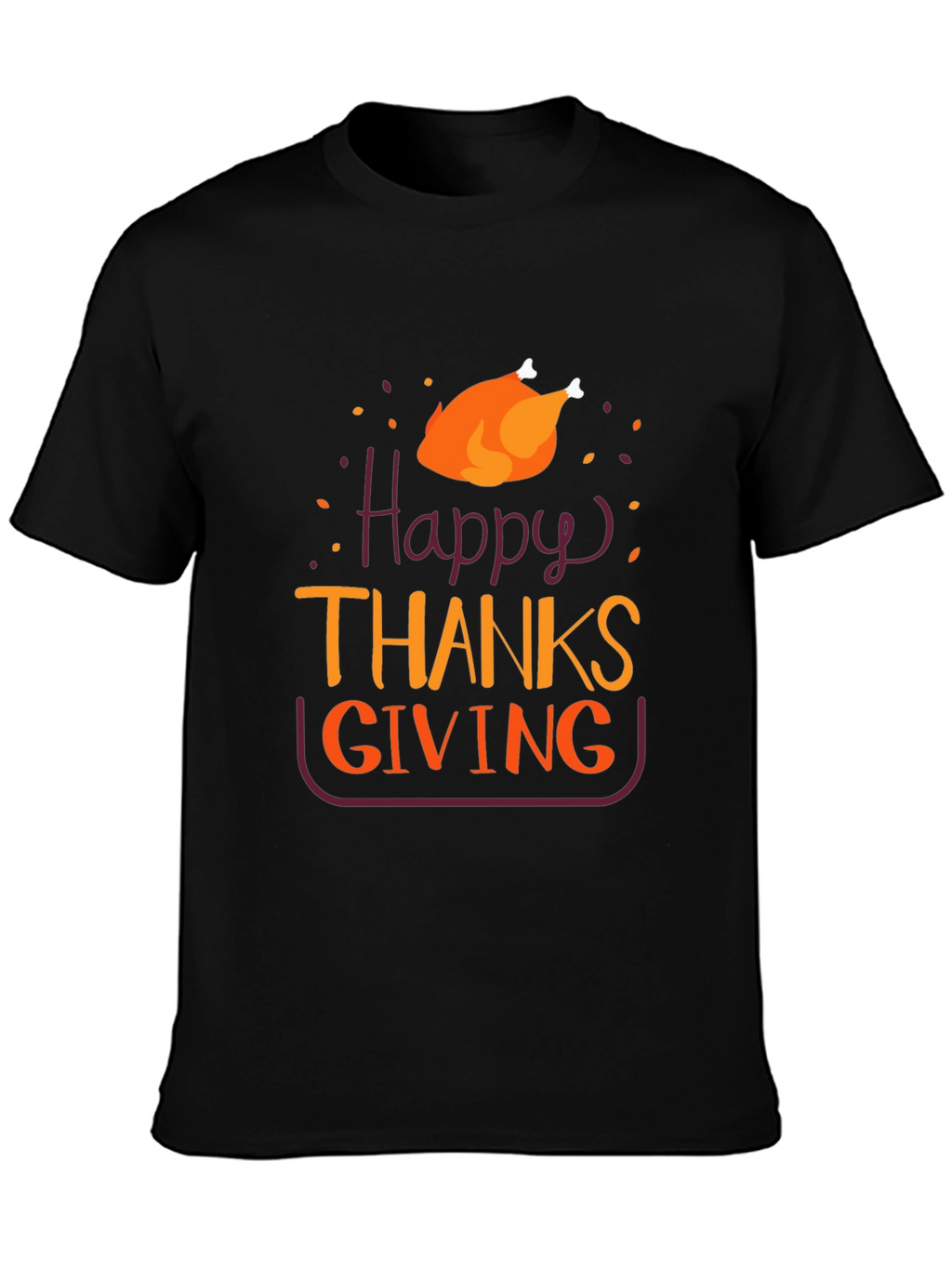 Thanksgiving Turkey Graphic T-Shirt