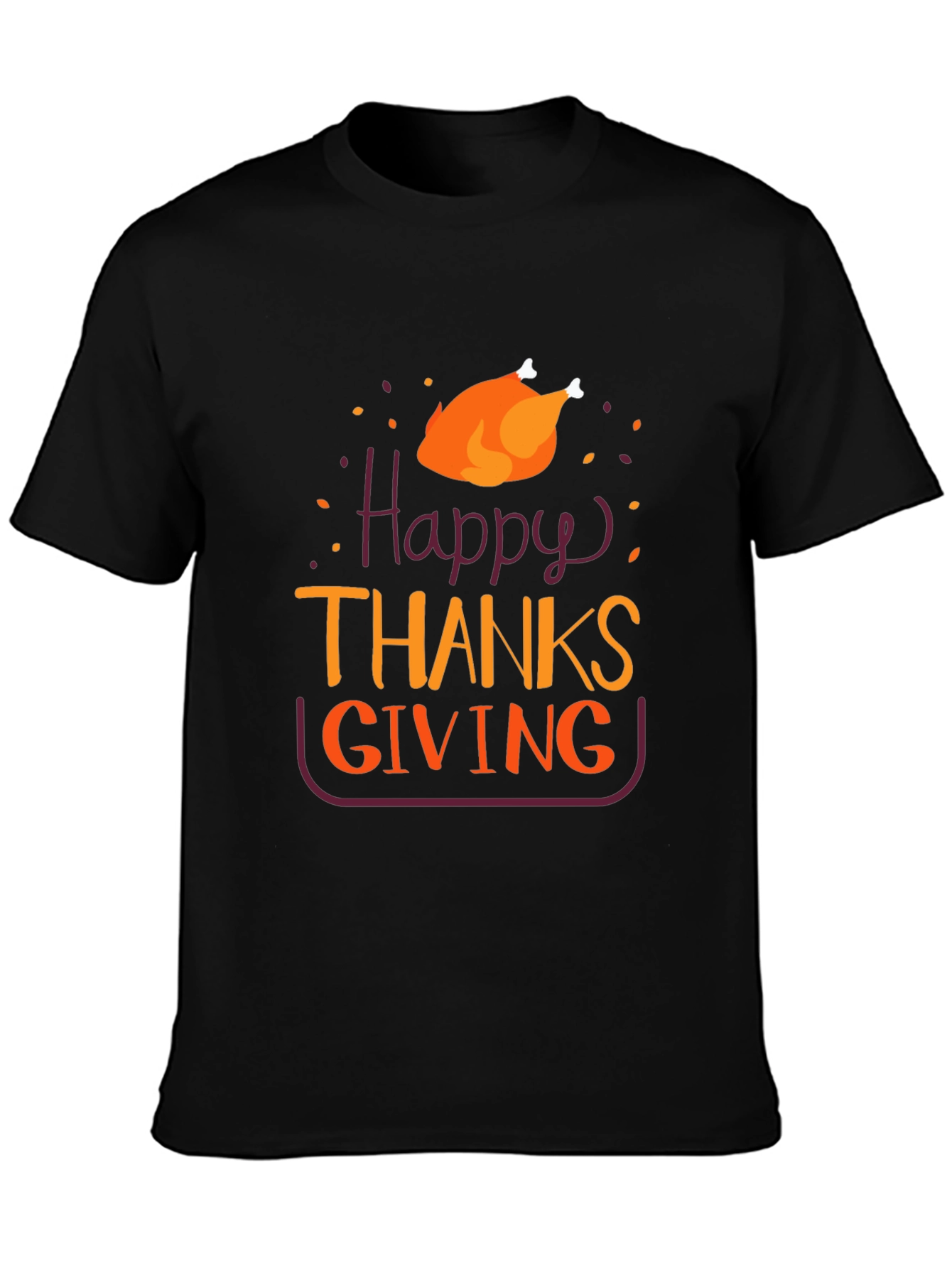 Thanksgiving Turkey Graphic T-Shirt