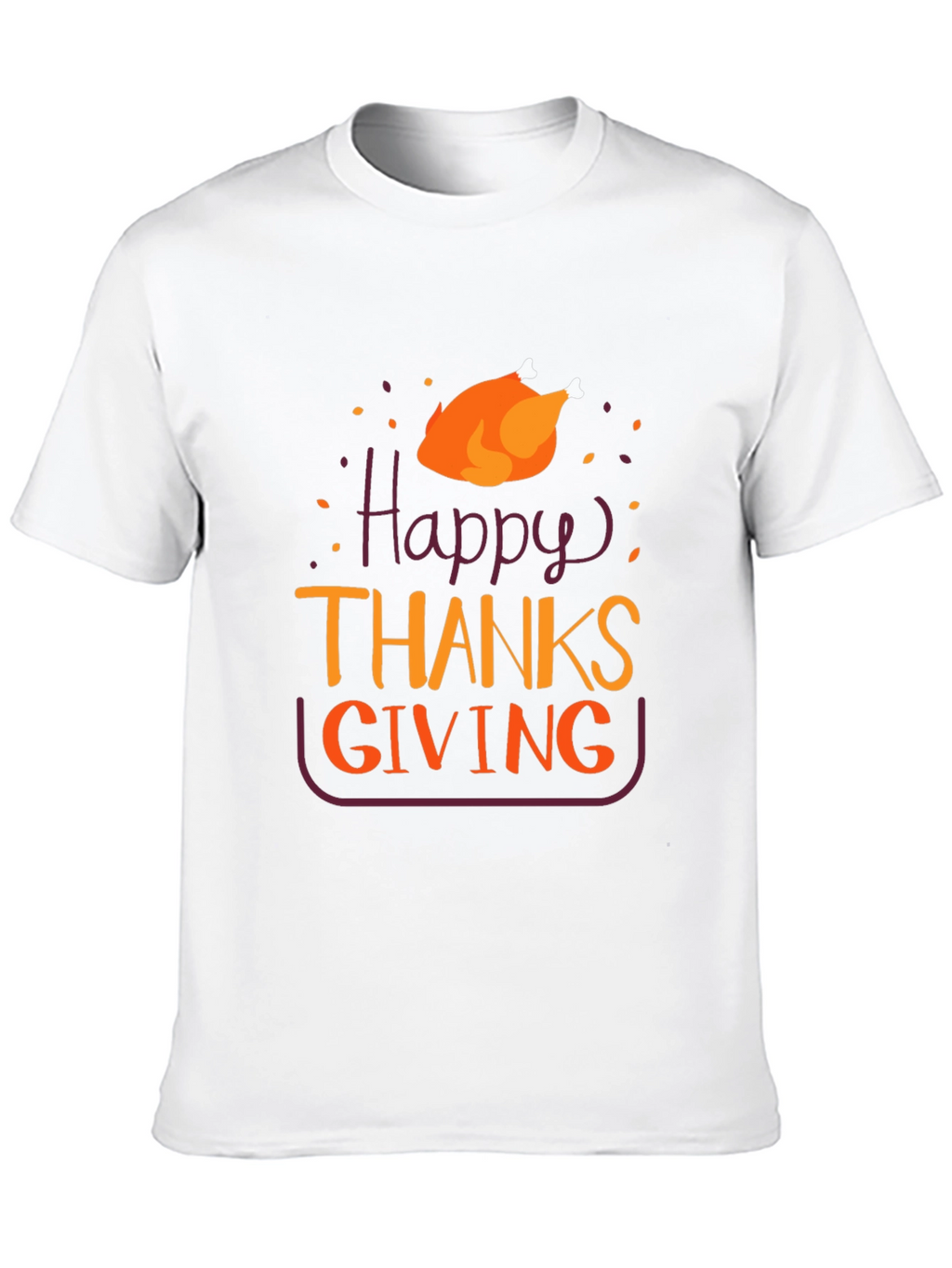 Thanksgiving Turkey Graphic T-Shirt