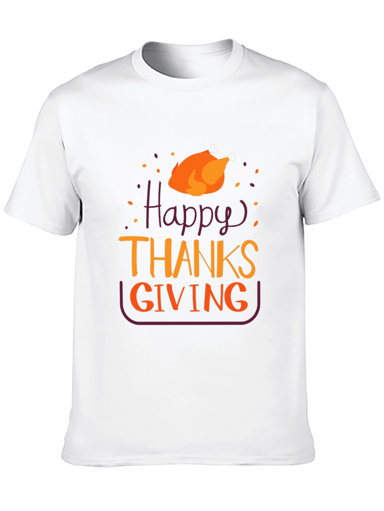 Thanksgiving Turkey Graphic T-Shirt