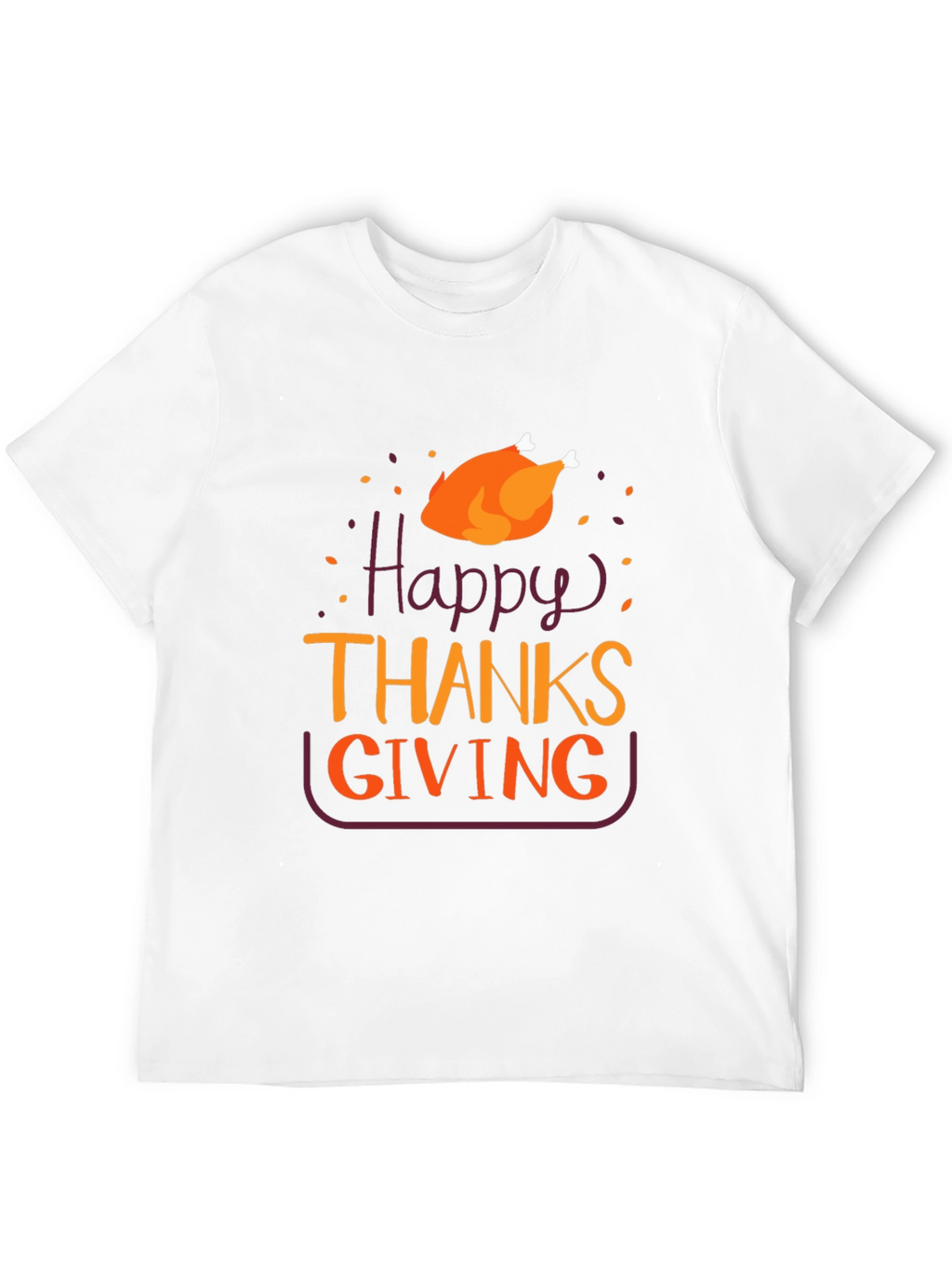 Thanksgiving Turkey Graphic T-Shirt