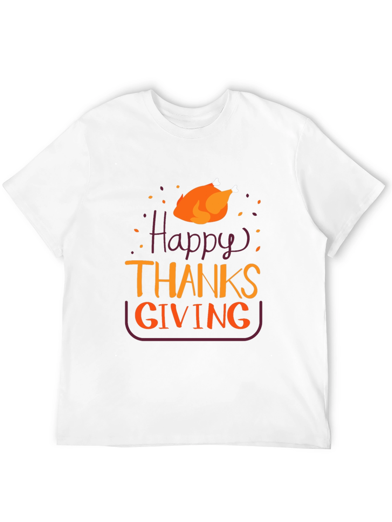 Thanksgiving Turkey Graphic T-Shirt
