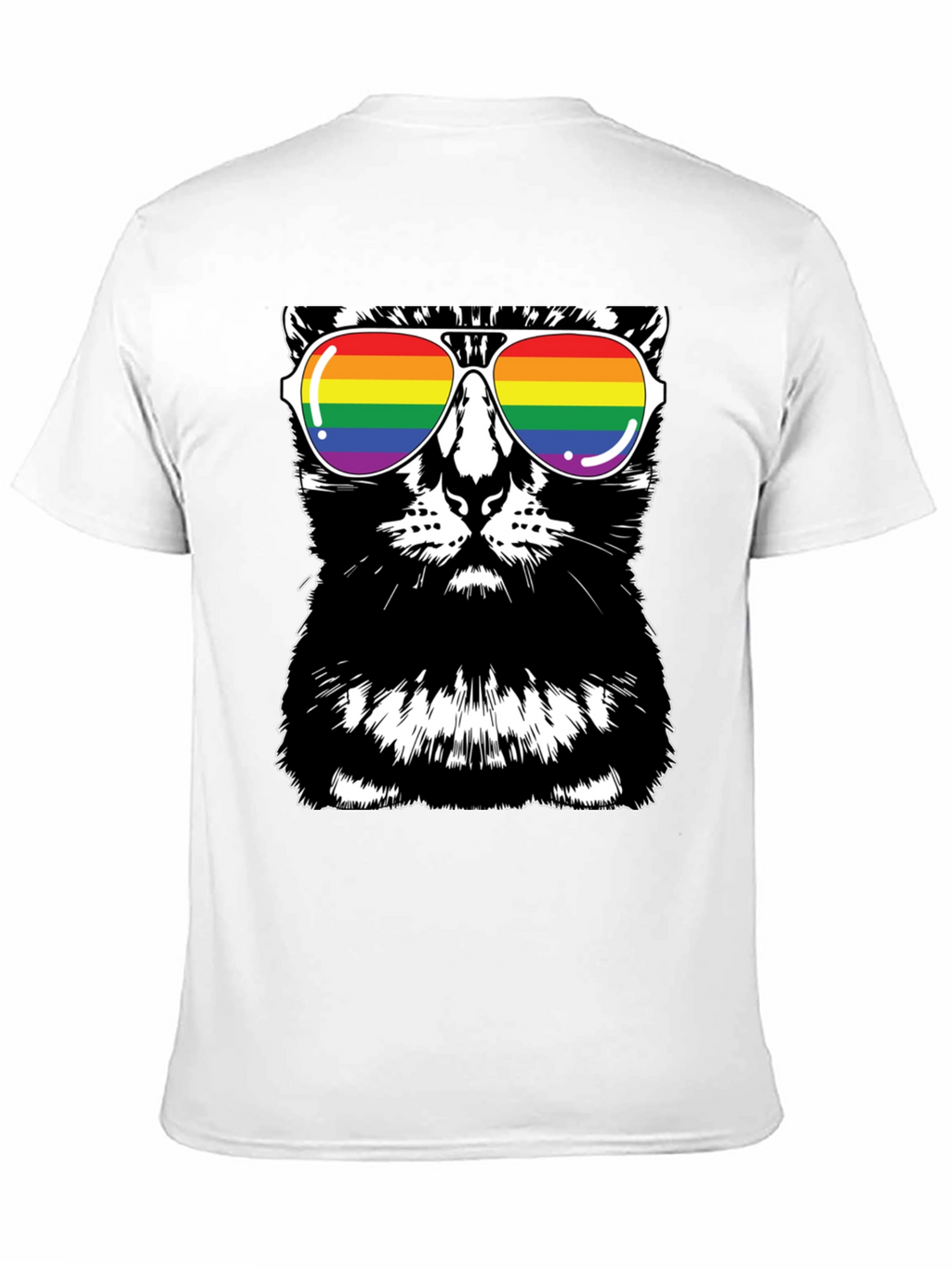 Cool Cat LGBTQ Pride T-Shirt