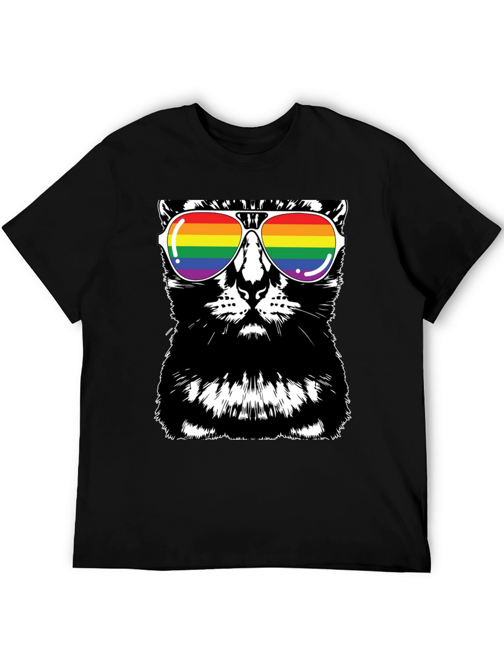 Cool Cat LGBTQ Pride T-Shirt