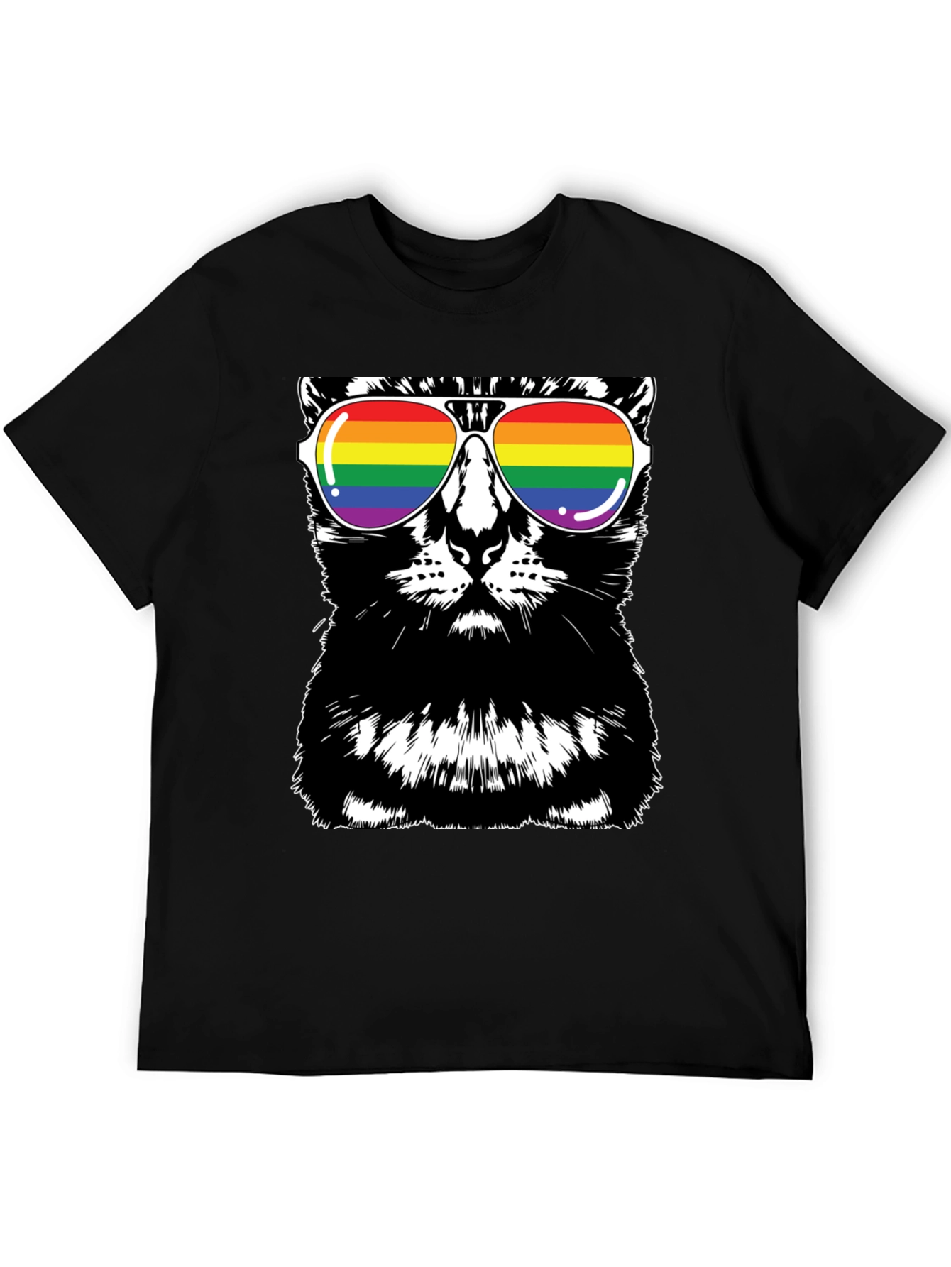 Cool Cat LGBTQ Pride T-Shirt