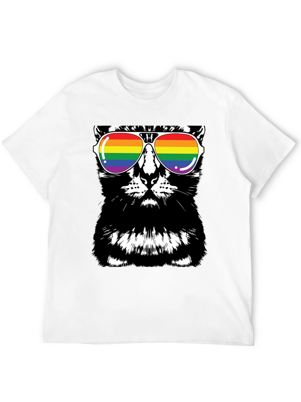 Cool Cat LGBTQ Pride T-Shirt