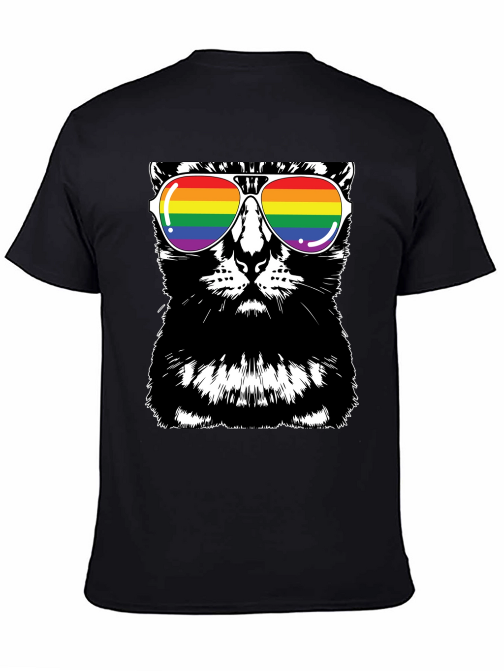 Cool Cat LGBTQ Pride T-Shirt