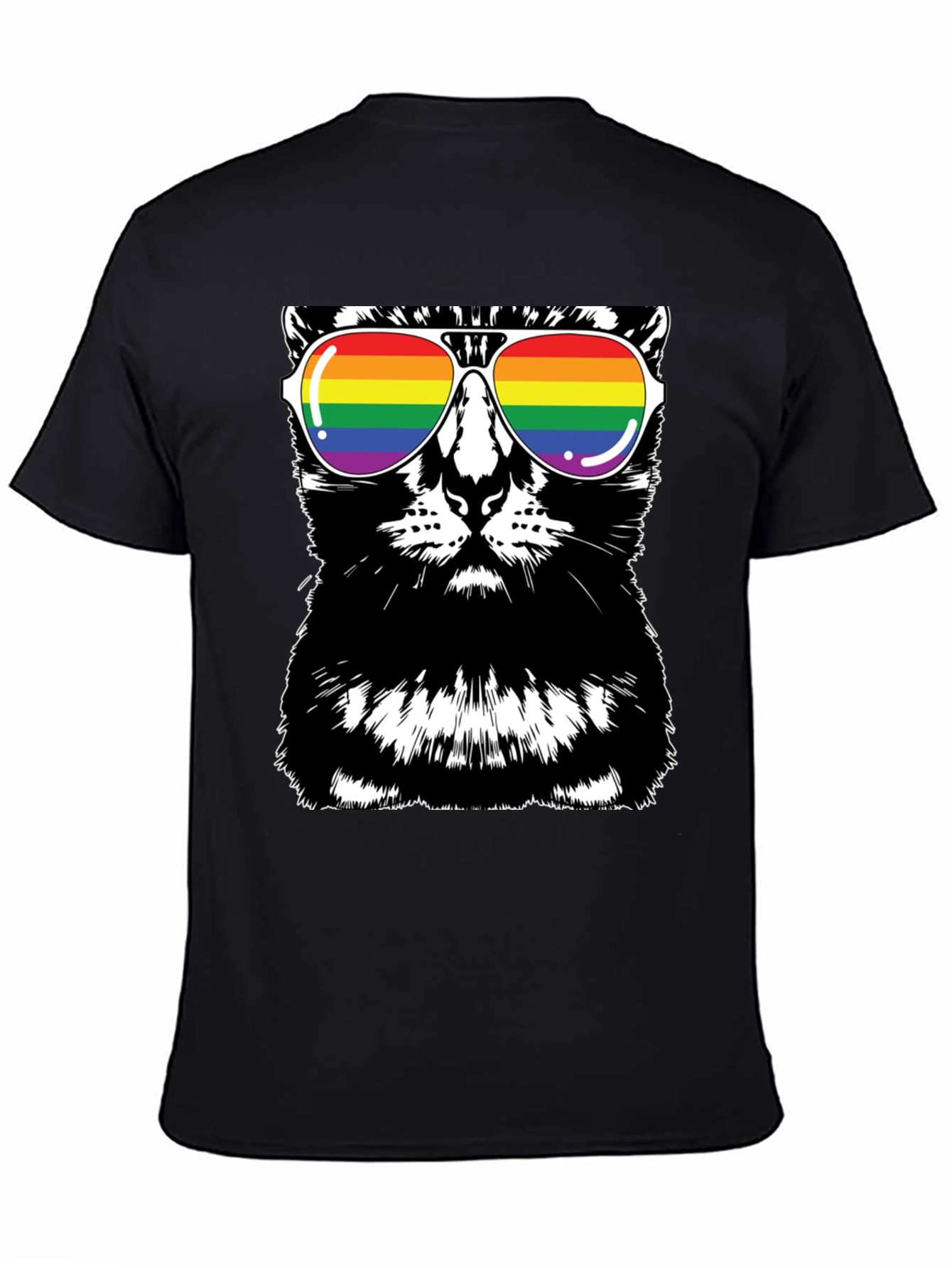 Cool Cat LGBTQ Pride T-Shirt
