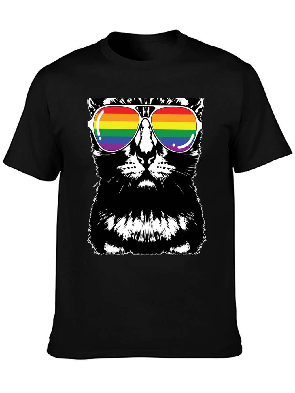 Cool Cat LGBTQ Pride T-Shirt