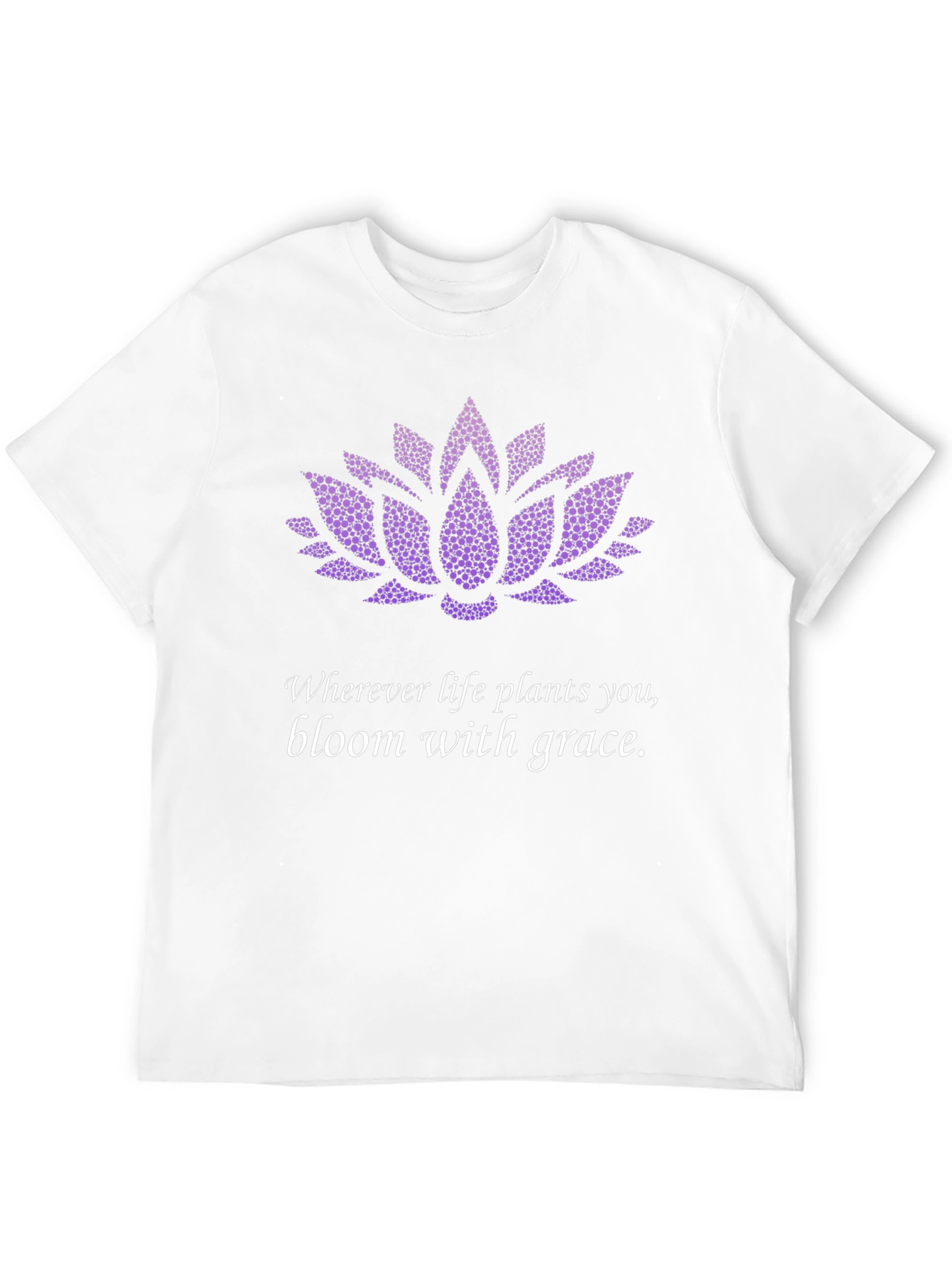 Bloom with Grace Black T-Shirt