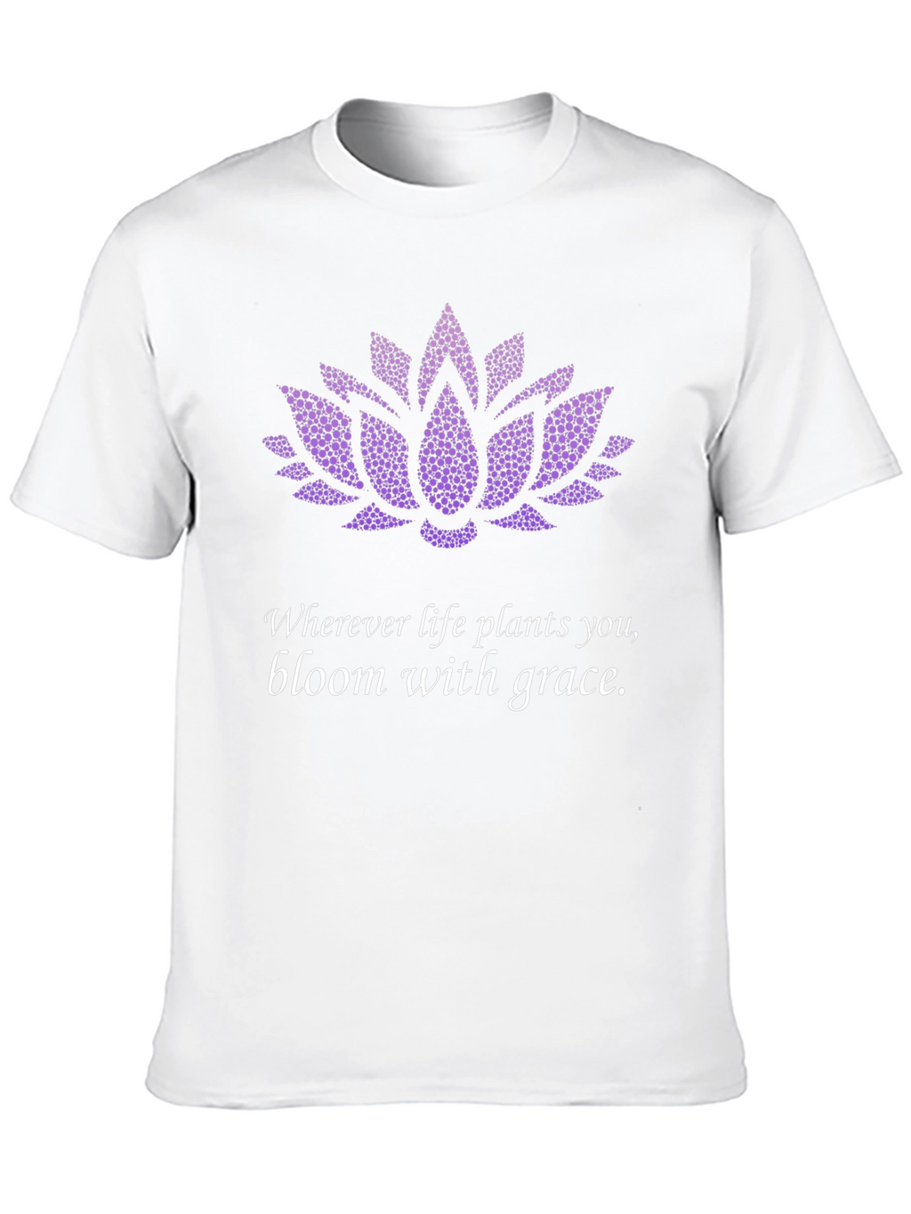 Bloom with Grace Black T-Shirt