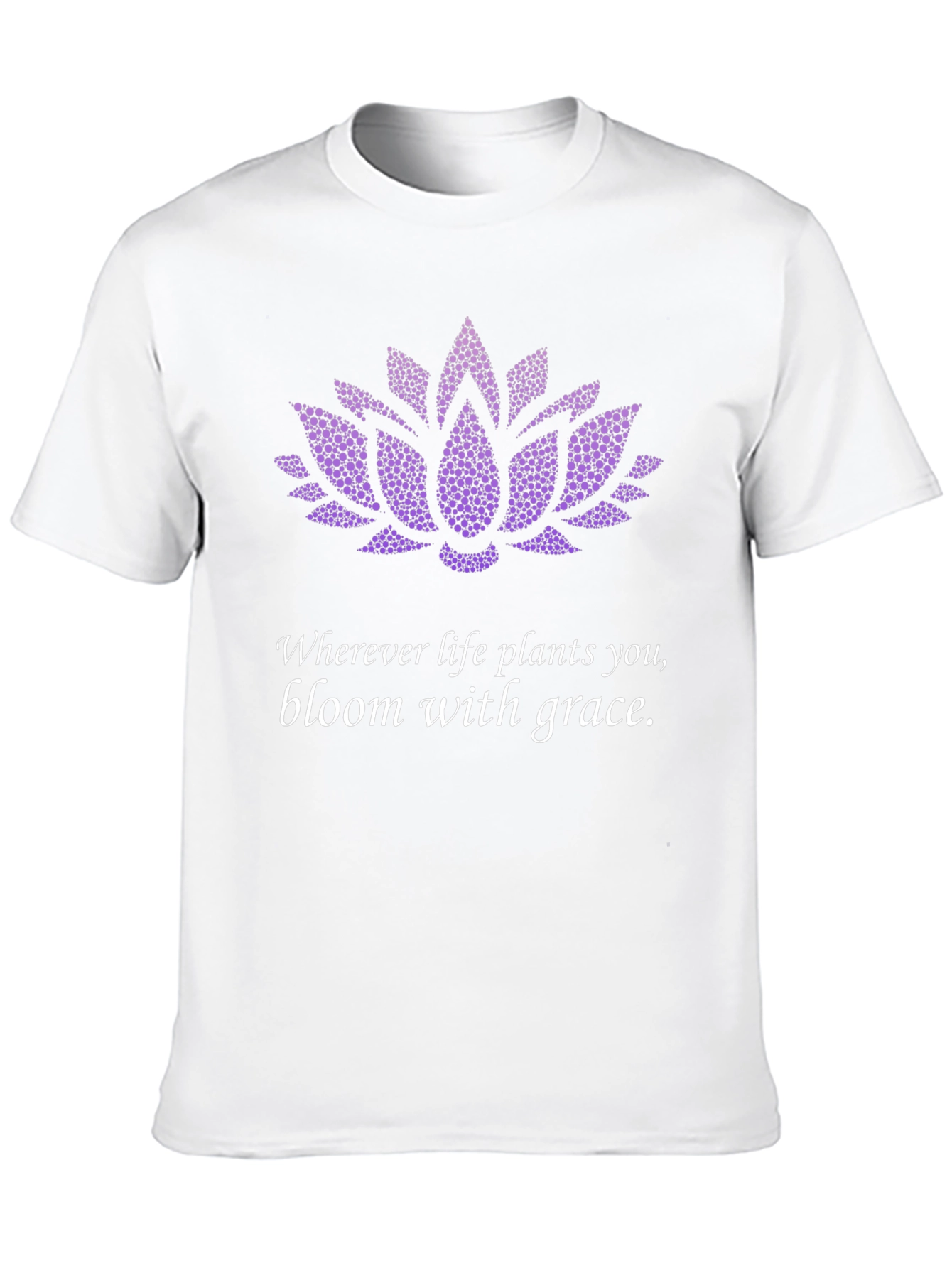 Bloom with Grace Black T-Shirt