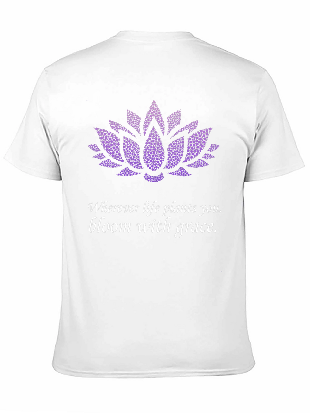 Bloom with Grace Black T-Shirt