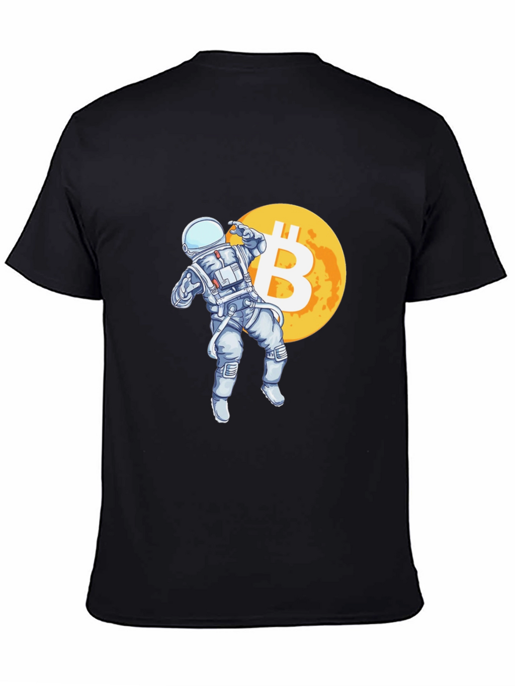 Bitcoin Astronaut T-Shirt - Crypto Moon Landing