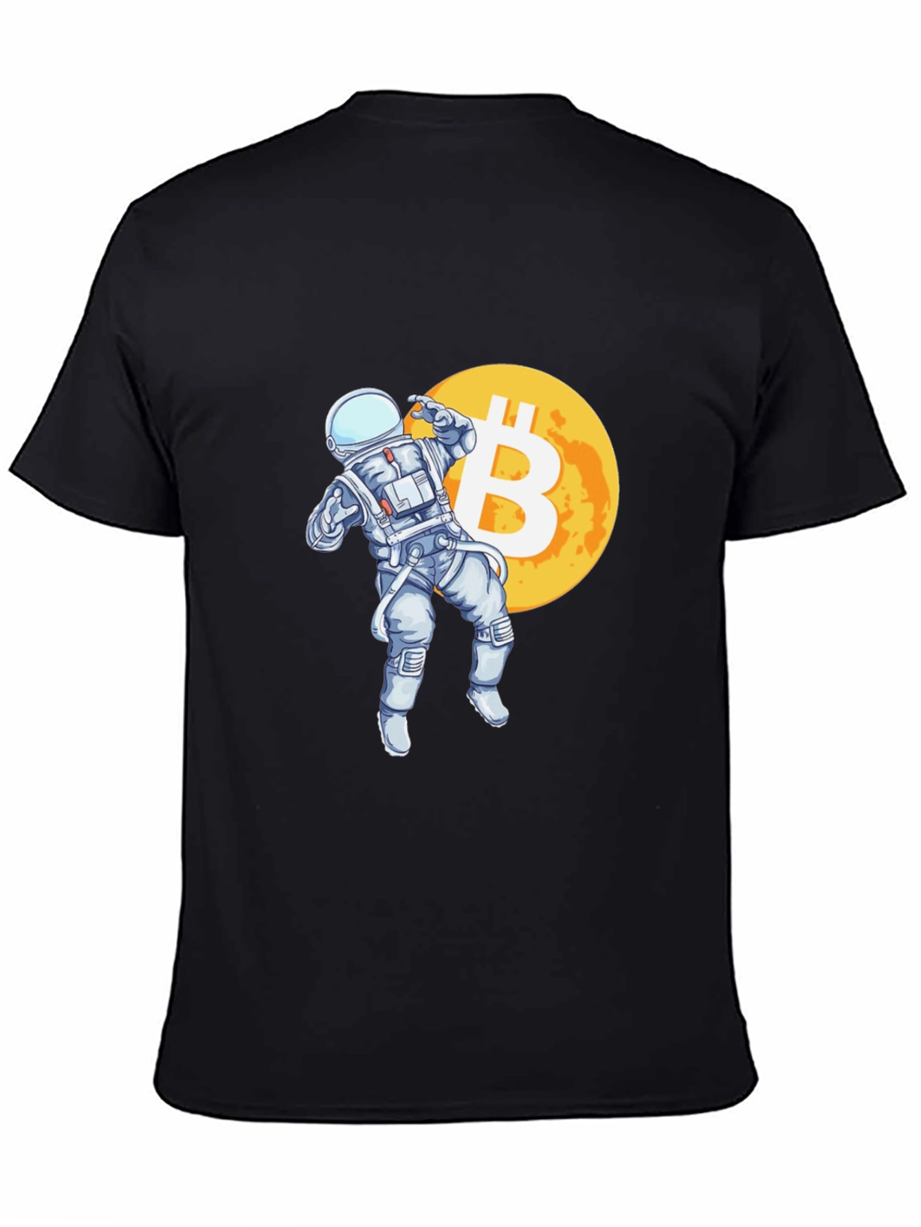 Bitcoin Astronaut T-Shirt - Crypto Moon Landing