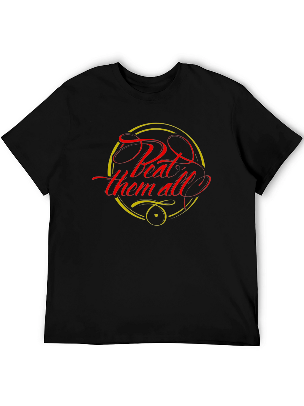 Beat Them All Graphic Tee - Bold Statement Shirt