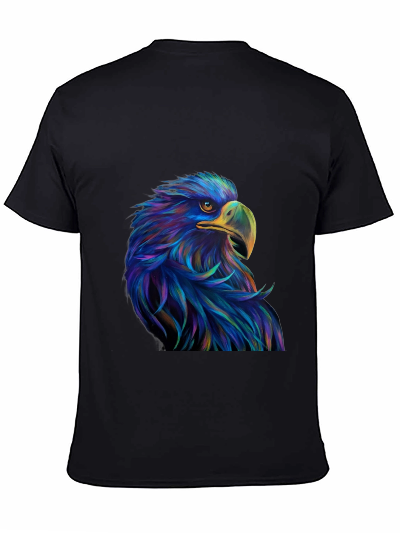 Colorful Eagle Graphic Print Tee
