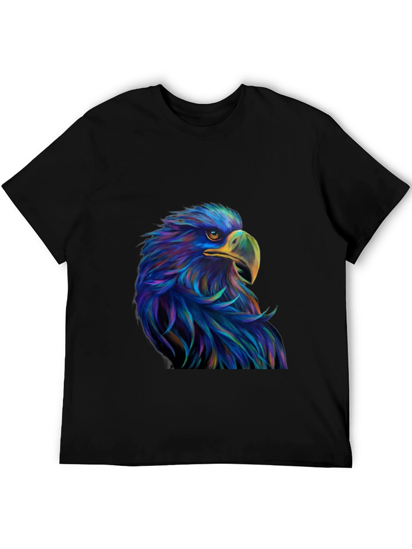 Colorful Eagle Graphic Print Tee
