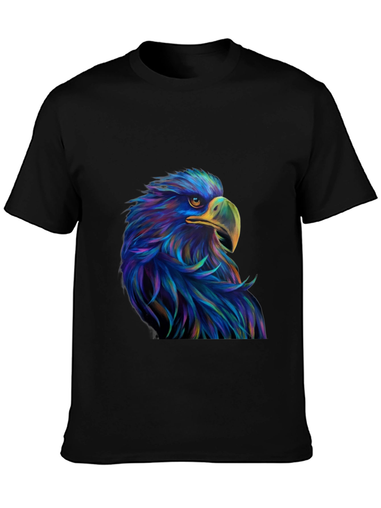 Colorful Eagle Graphic Print Tee