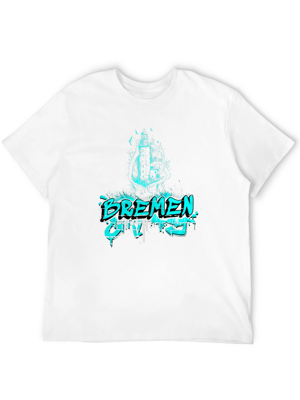 Bremen City Mens Graphic T-Shirt - Black