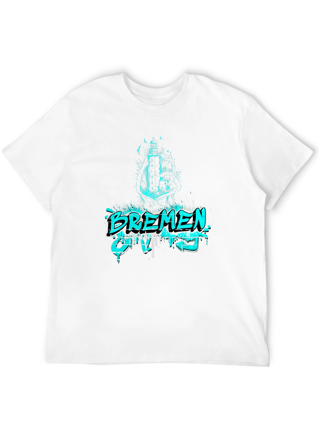 Bremen City Mens Graphic T-Shirt - Black