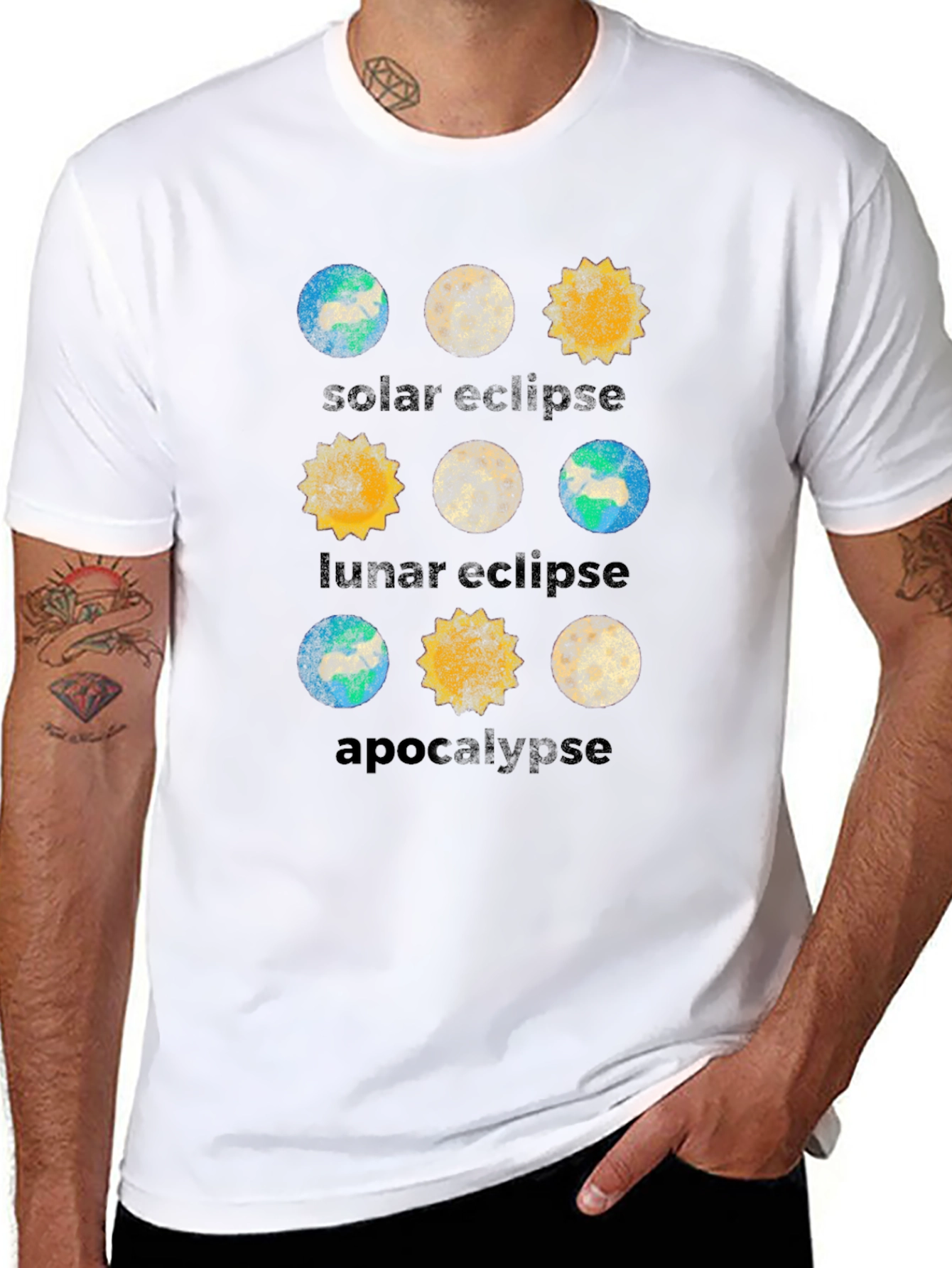 Eclipse & Apocalypse Graphic Print Tee
