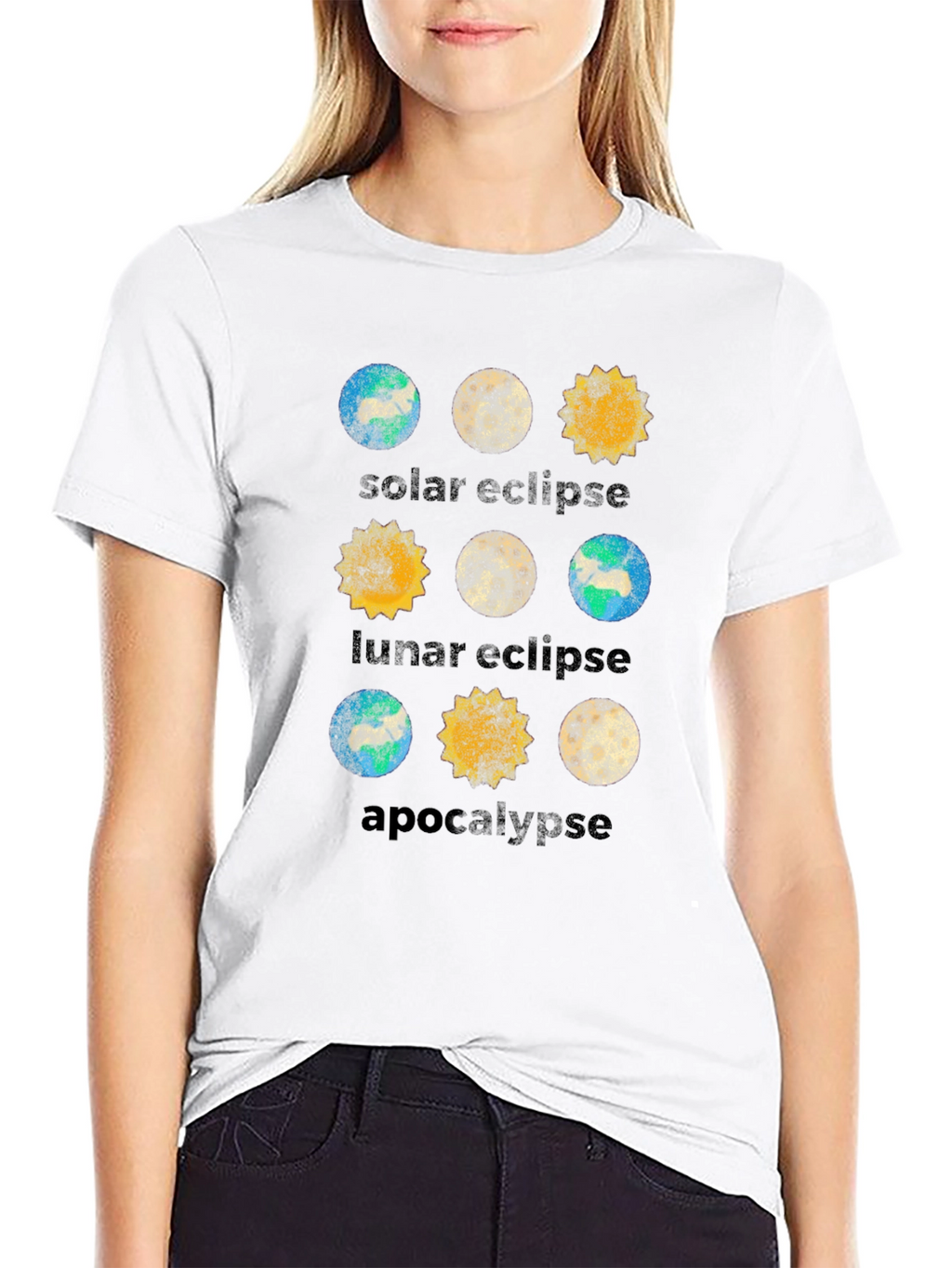 Eclipse & Apocalypse Graphic Print Tee