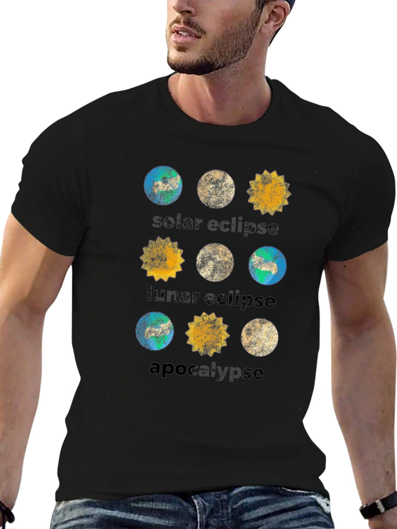 Eclipse & Apocalypse Graphic Print Tee