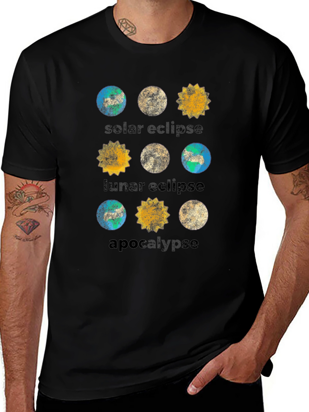 Eclipse & Apocalypse Graphic Print Tee