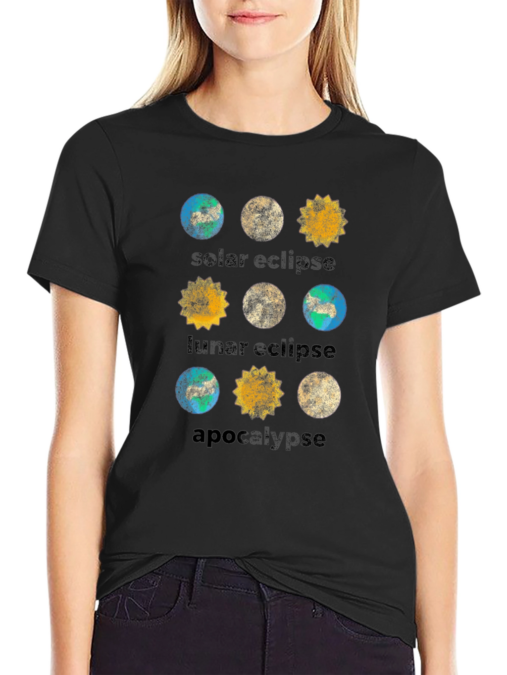 Eclipse & Apocalypse Graphic Print Tee