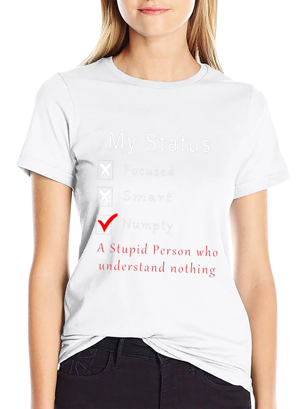 Funny My Status T-Shirt - Numpty Edition!