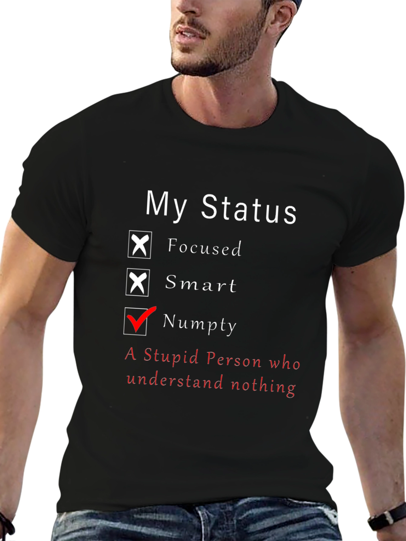 Funny My Status T-Shirt - Numpty Edition!