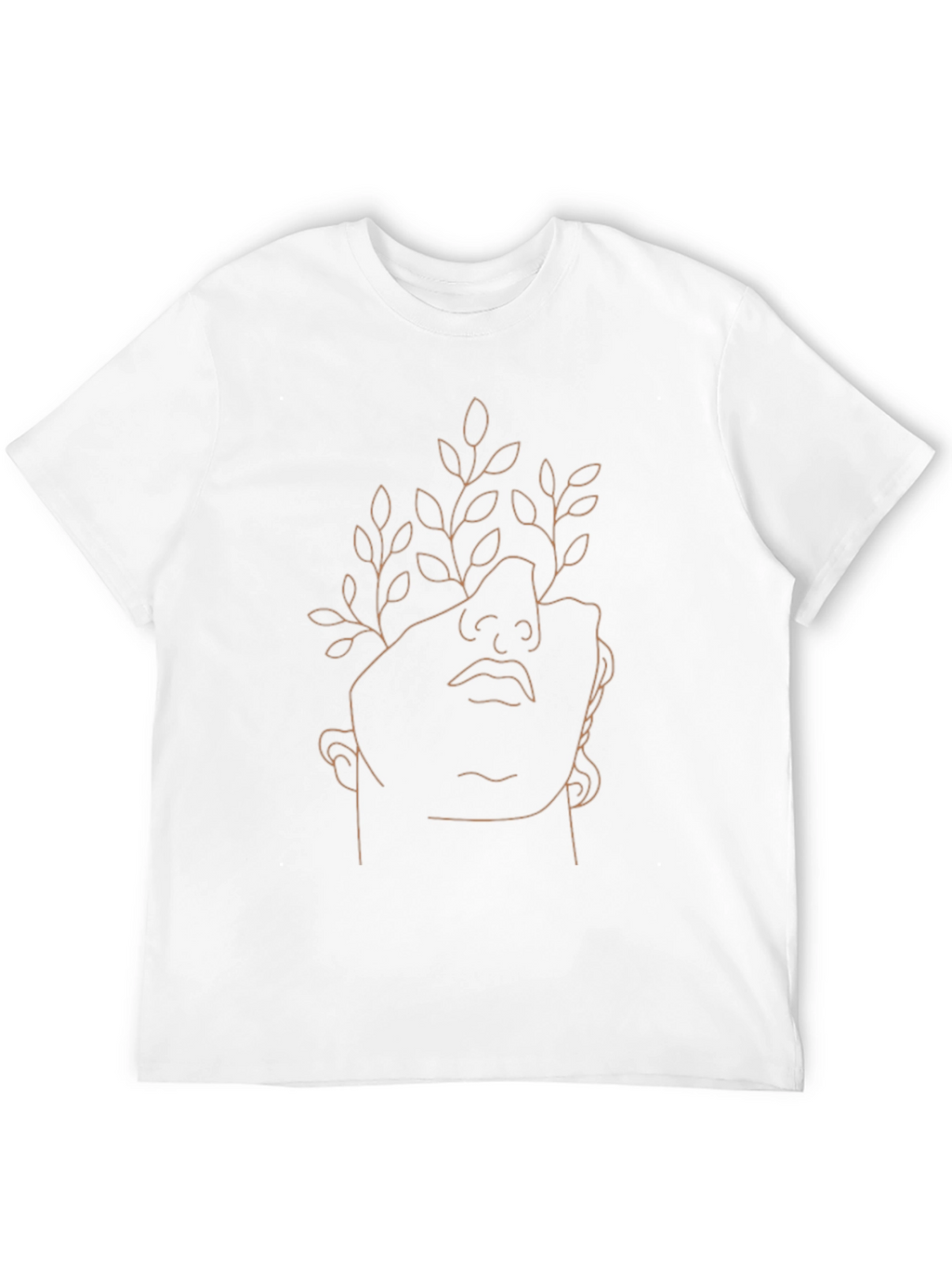 Modern Art Graphic Print Black T-Shirt