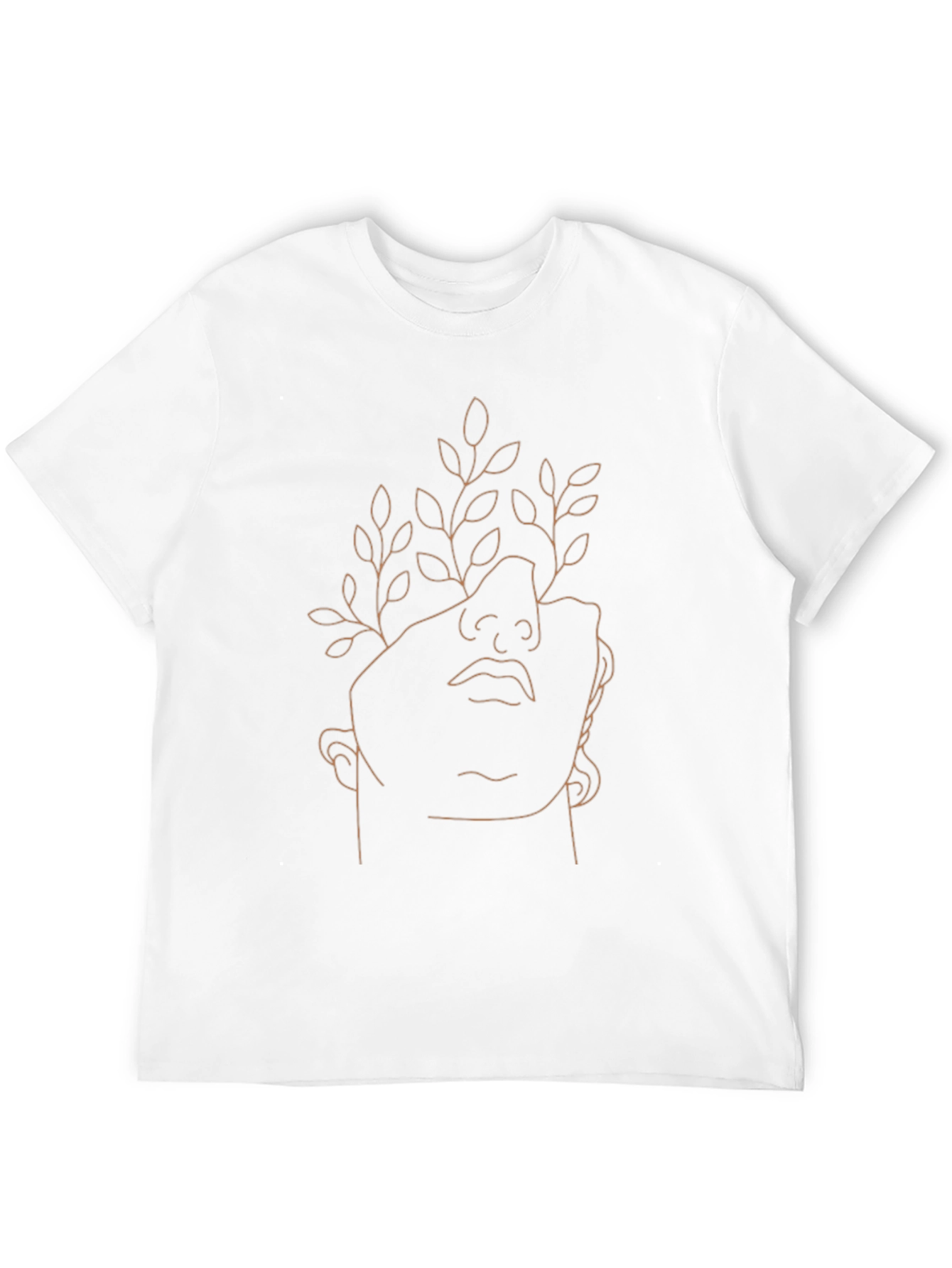 Modern Art Graphic Print Black T-Shirt