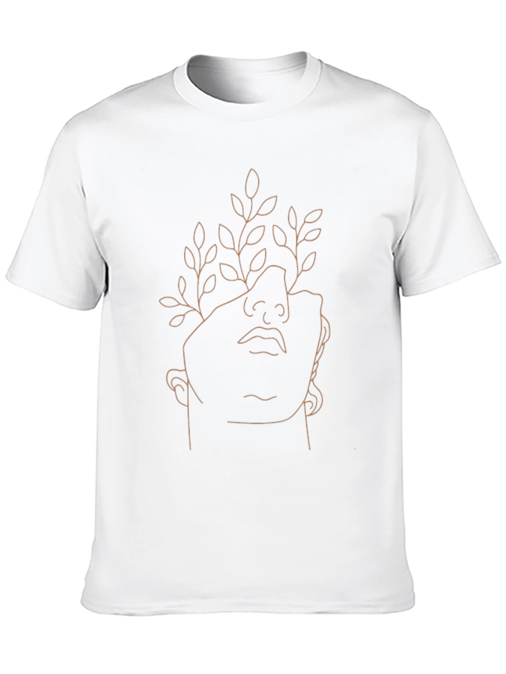 Modern Art Graphic Print Black T-Shirt