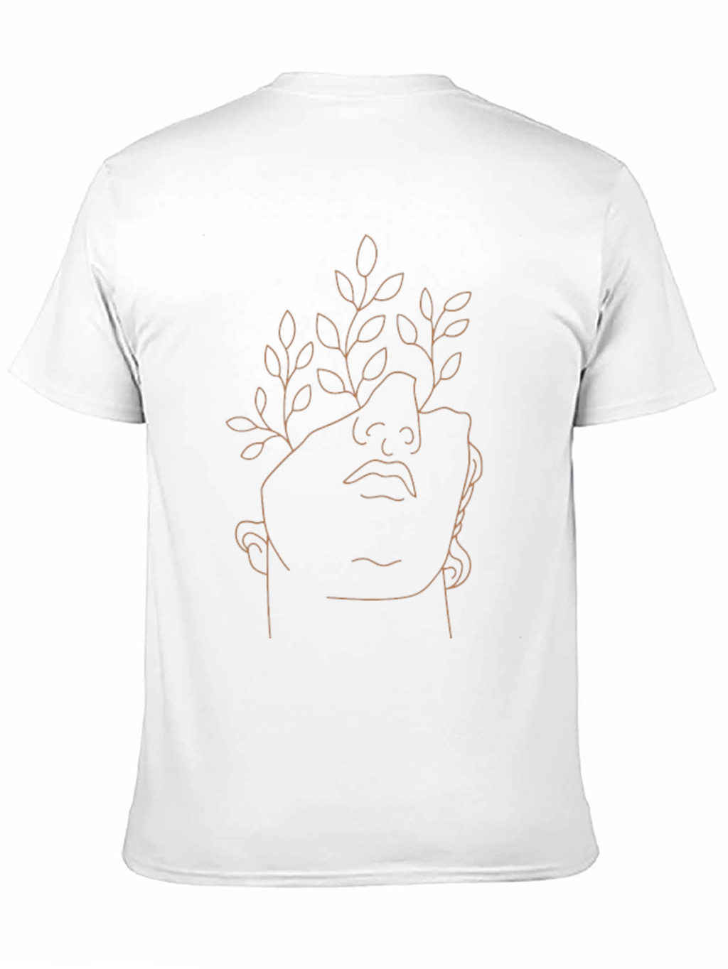 Modern Art Graphic Print Black T-Shirt